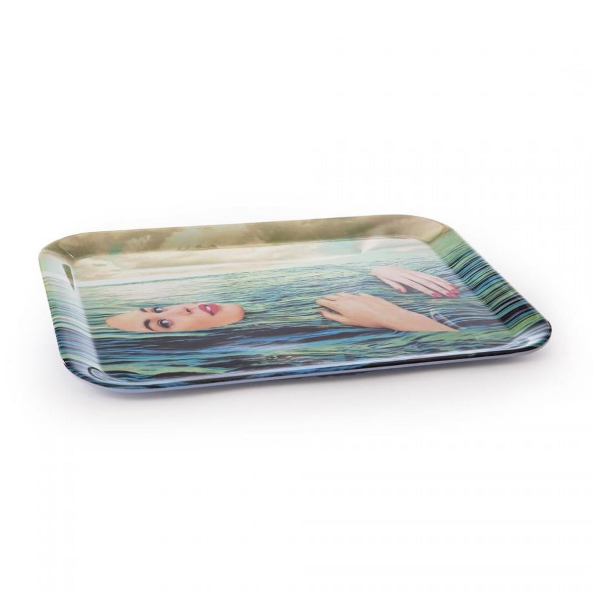 Seletti - Toieletpaper Seagirl Melamin Tepsi