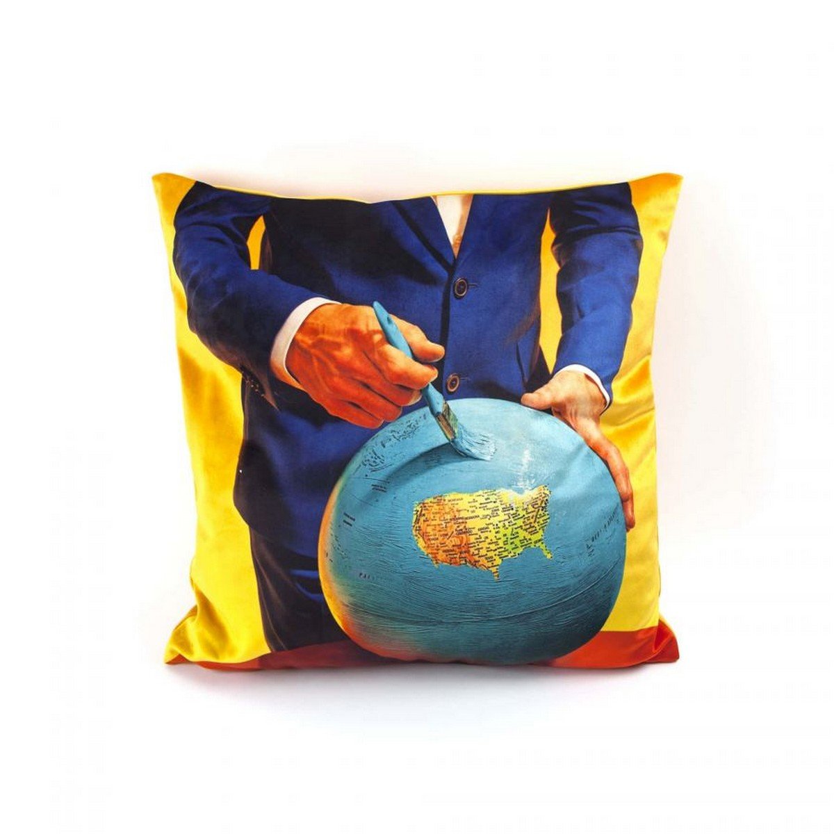 Seletti - Toiletpaper Globe Yastık