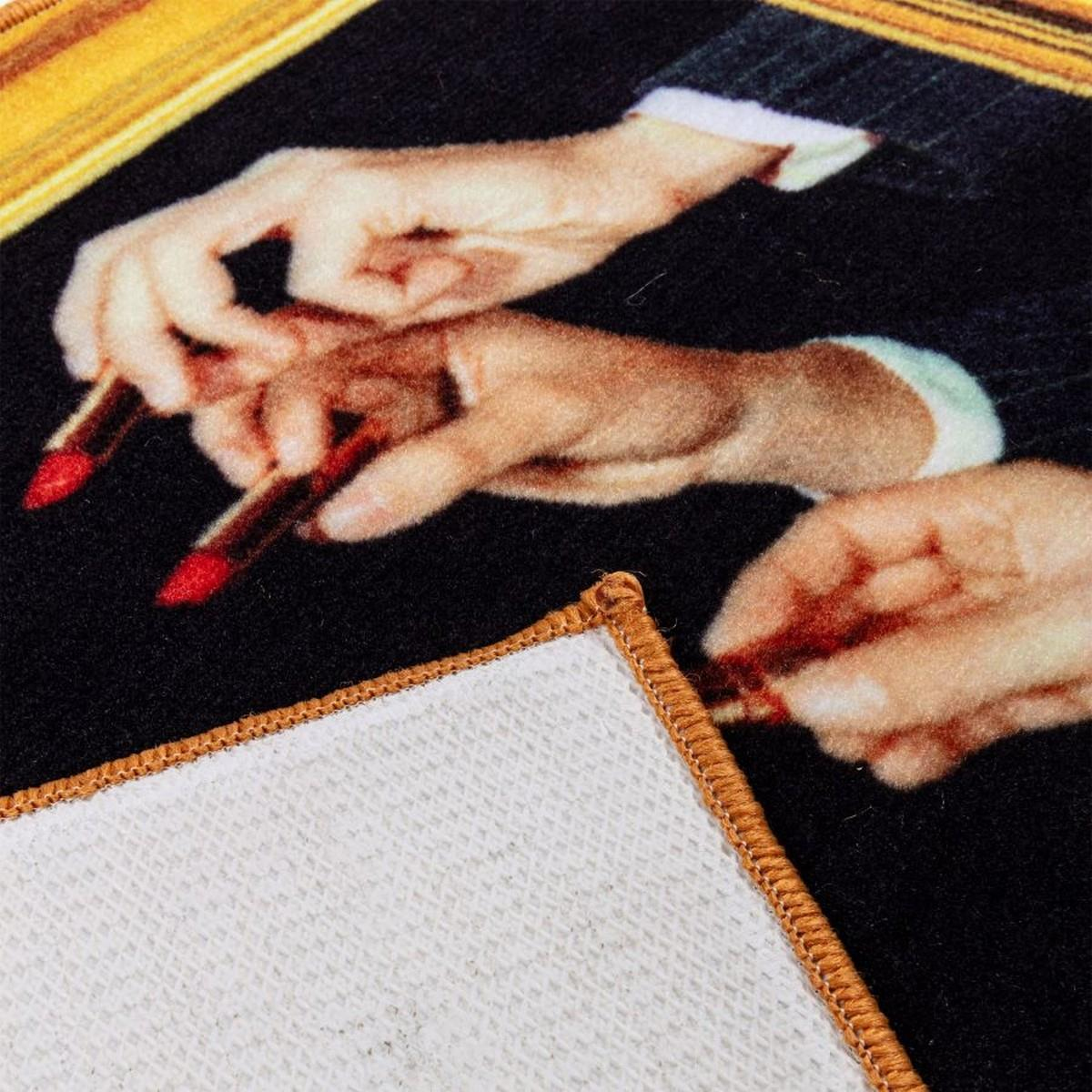 Seletti - Toiletpaper Lipstick Siyah Paspas