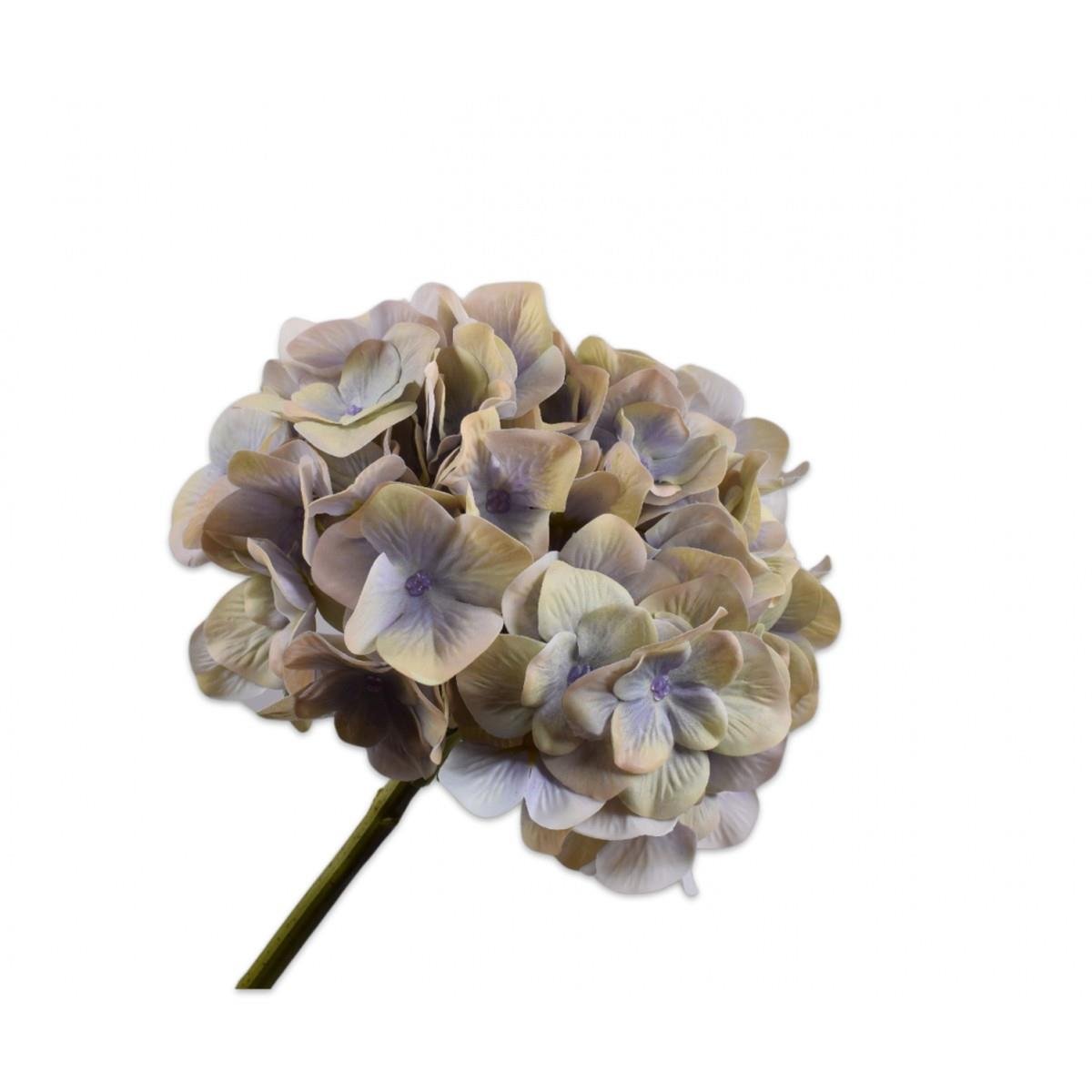 Silkka - 48 Cm Mavi & Doğal Dokulu Ortanca