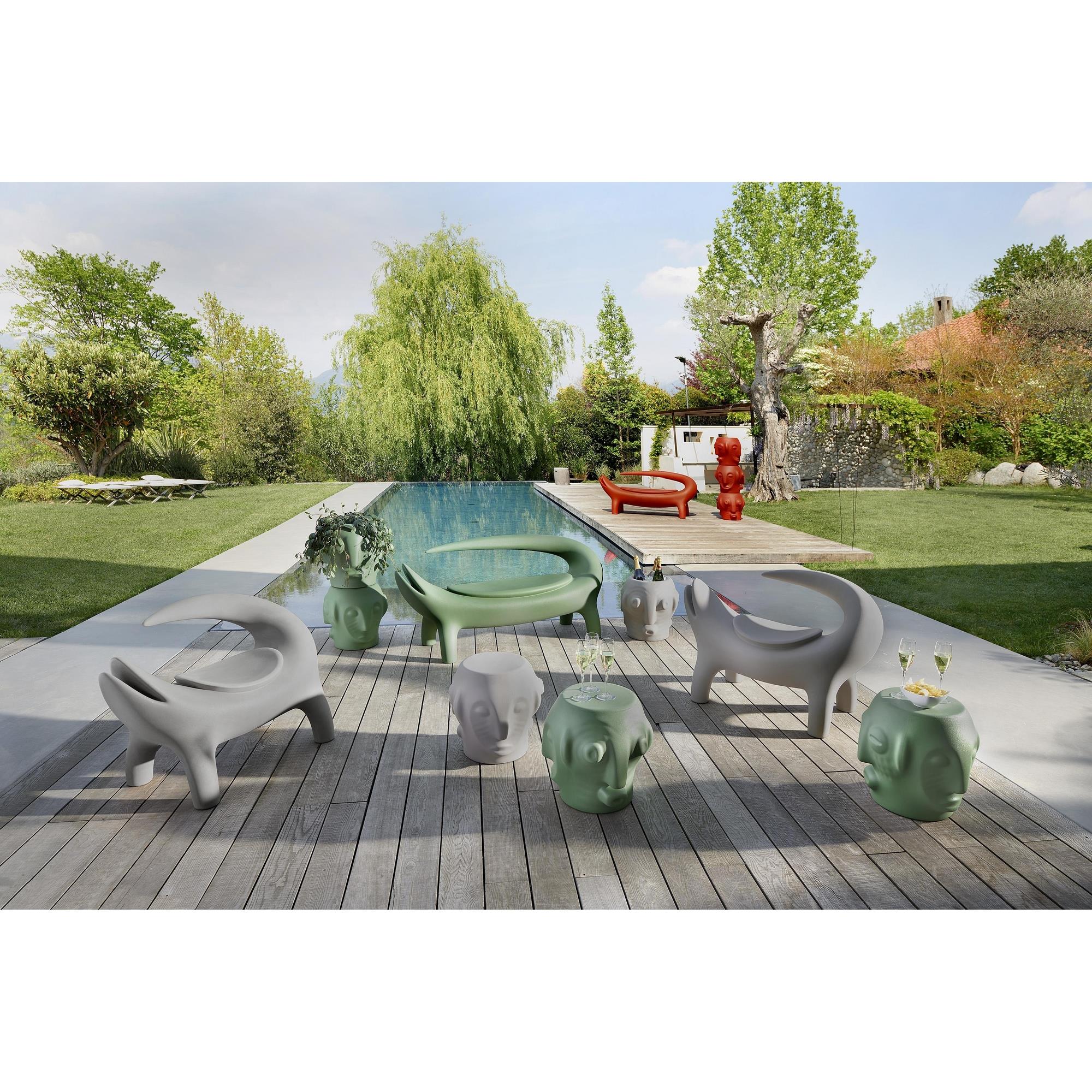 Slide - Big Kroko Malva Green Koltuk