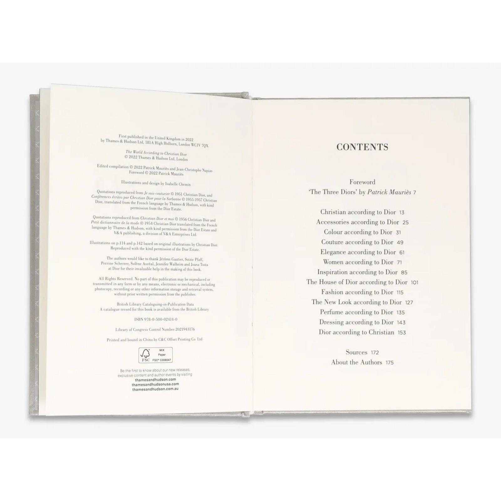 Thames & Hudson - The World According To Christian Dior