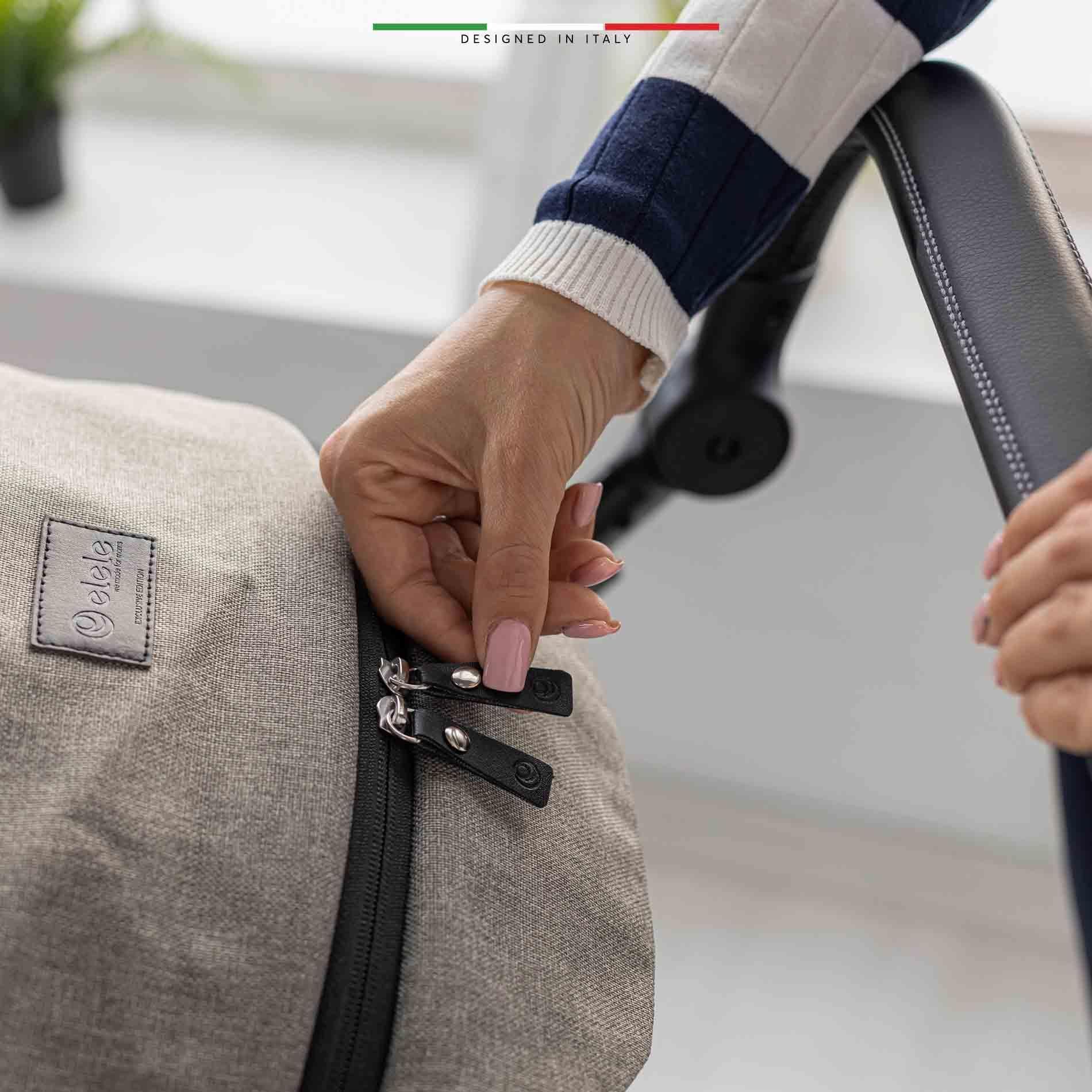 Elele Allroad 3 Travel Sistem Bebek Arabası Silver Gri