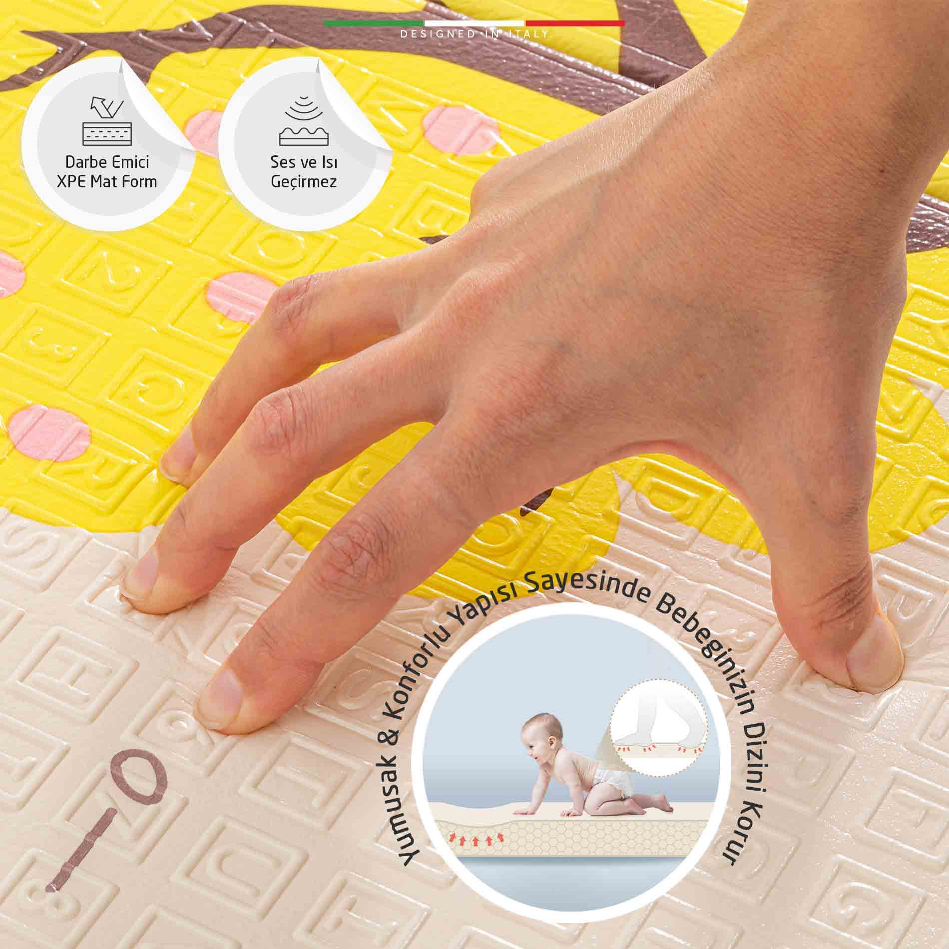 Elele Balloon Road Katlanabilir Oyun Matı Oyun Halısı 150x200x1 Cm Balloon Road