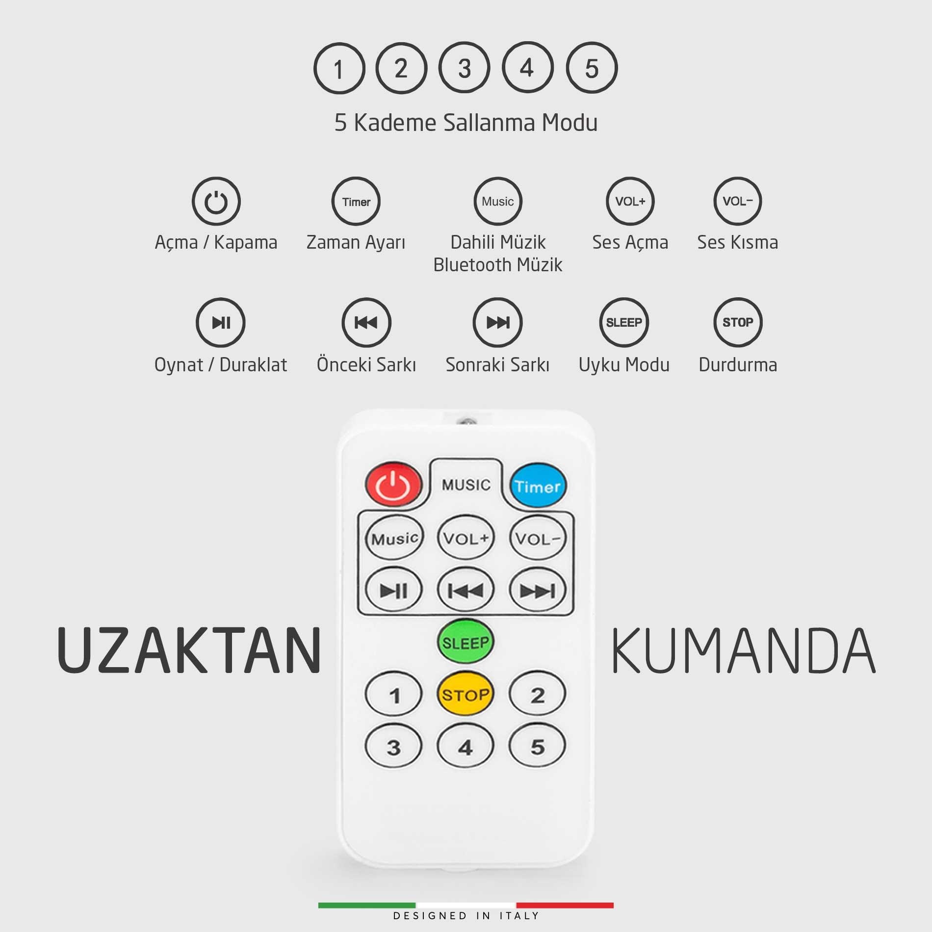Elele Dormire 2 Elektrikli Otomatik Sallanan Kademeli Ana Kucağı Bej