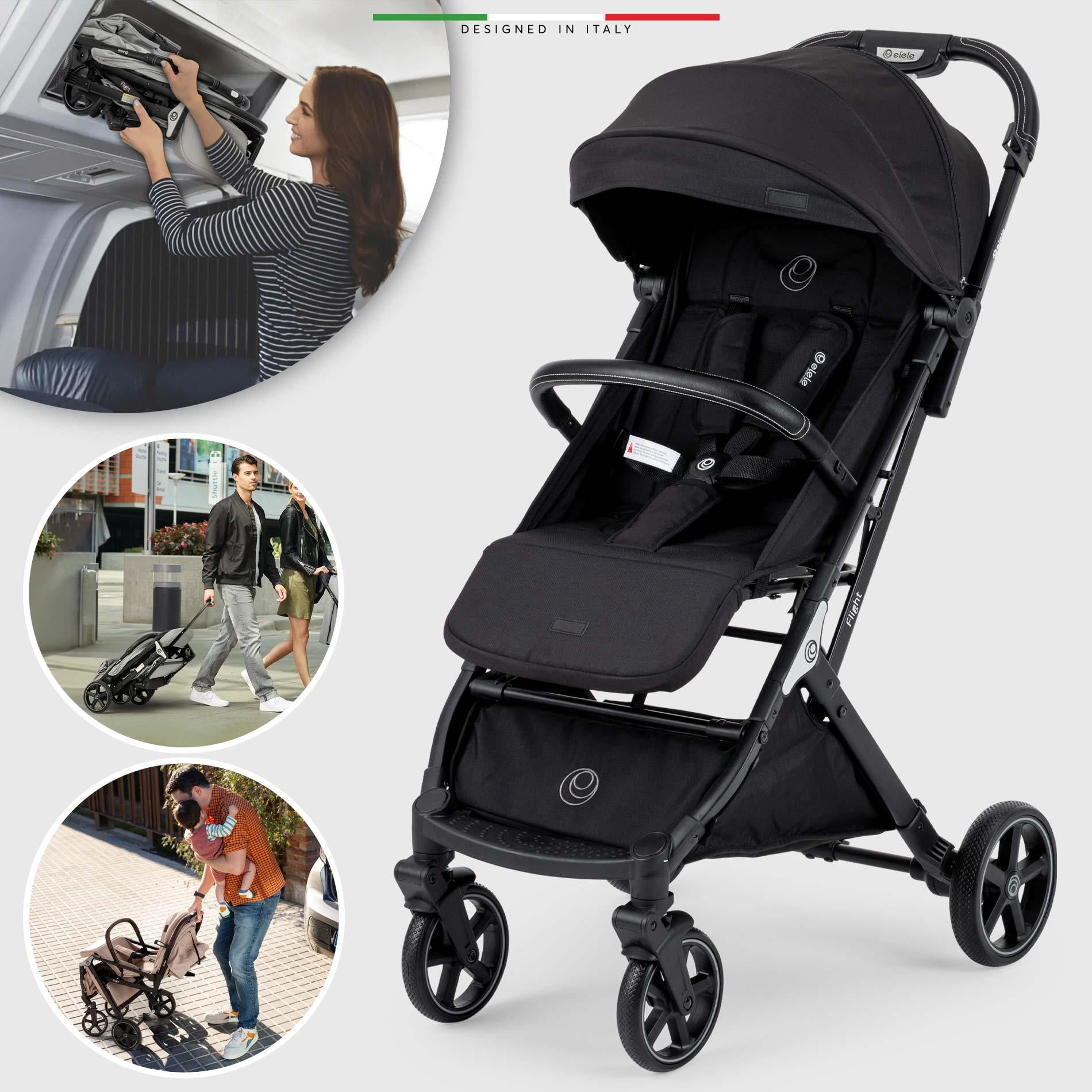 Elele Flight 2  Kabin Tipi Bebek Arabası Siyah
