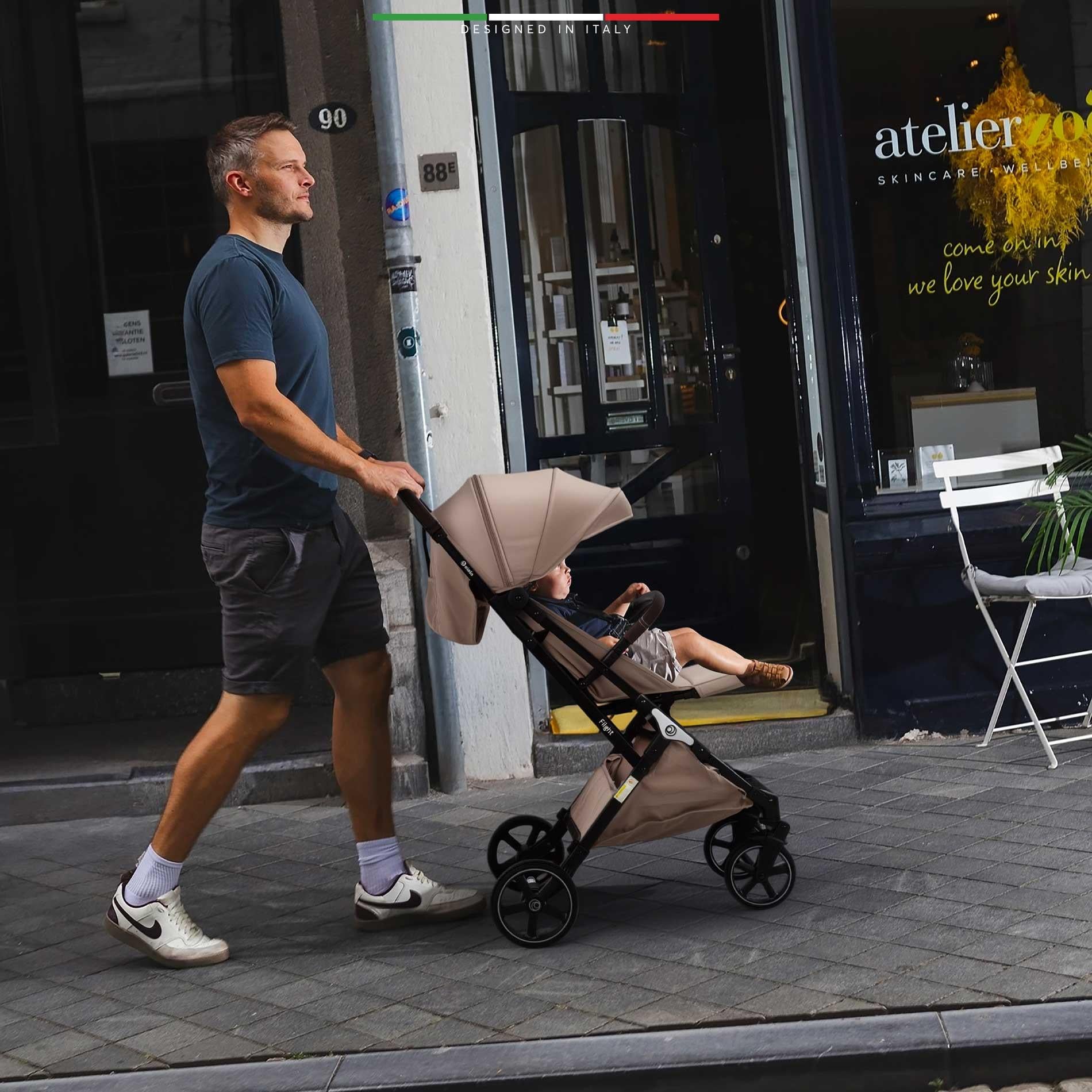 Elele Flight 2  Kabin Tipi Bebek Arabası Siyah