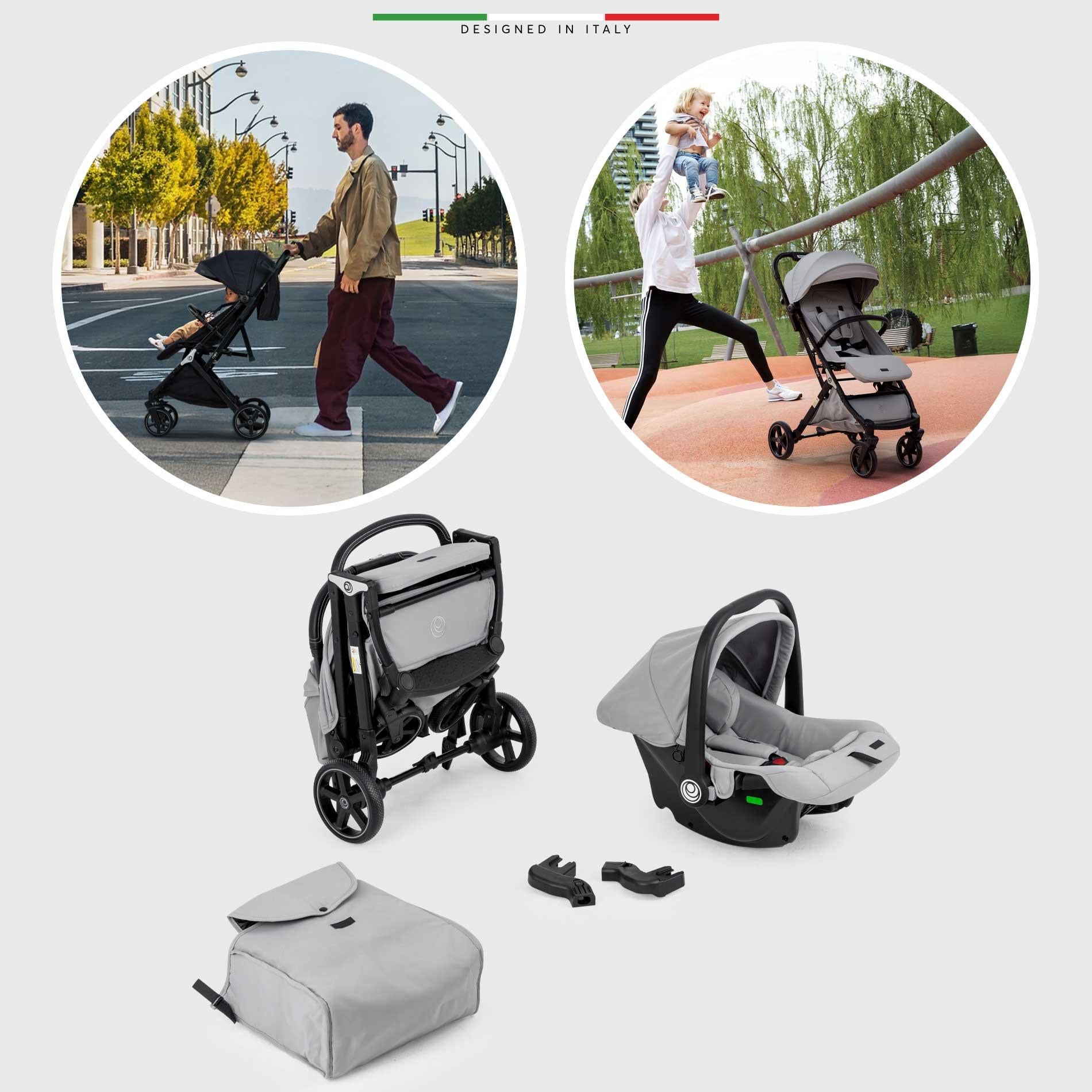 Elele Flight 2 Kabin Tipi Travel Sistem Bebek Arabası Bej