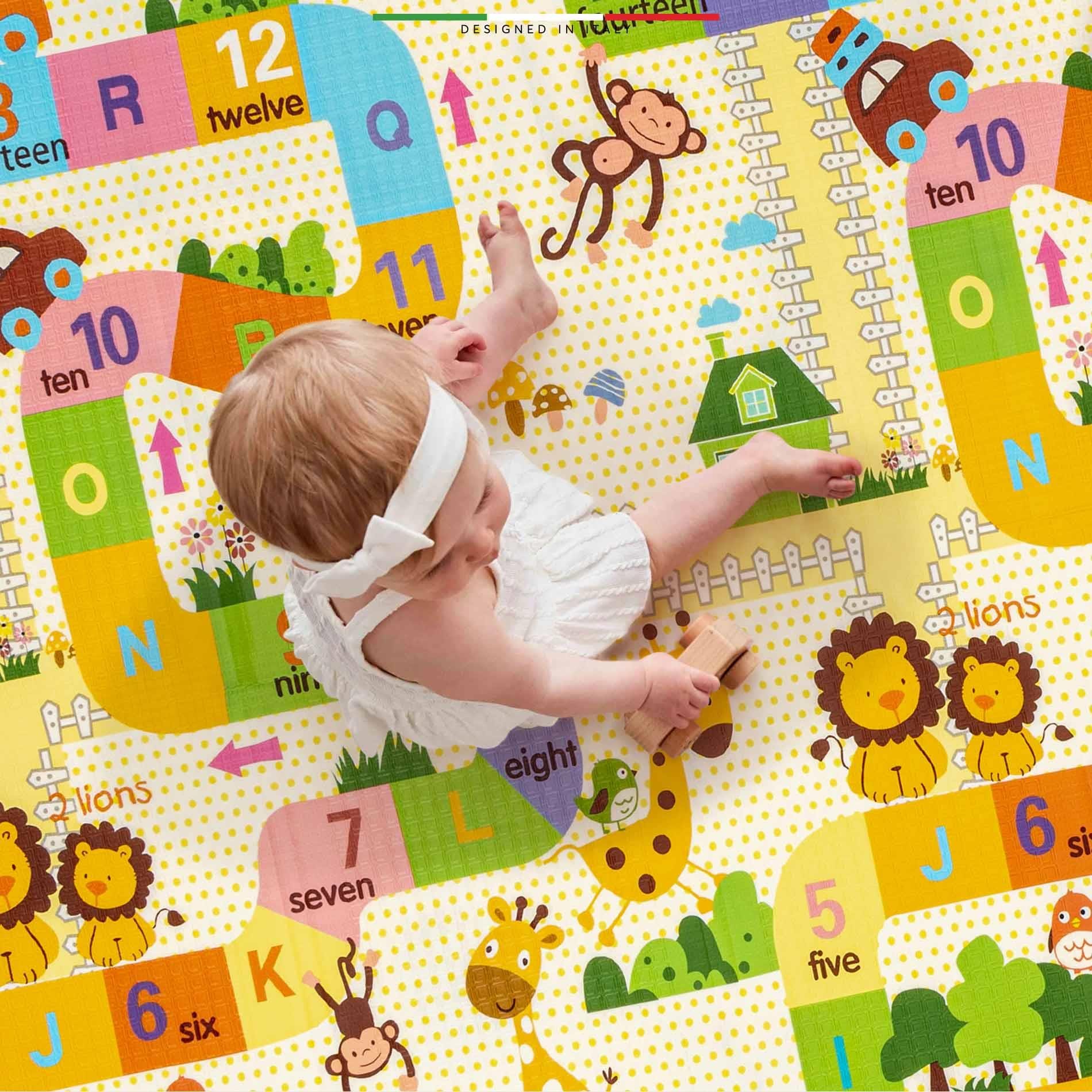 Elele Game Road Katlanabilir Oyun Matı Oyun Halısı 180x200x1 Cm XFD211 Game Road