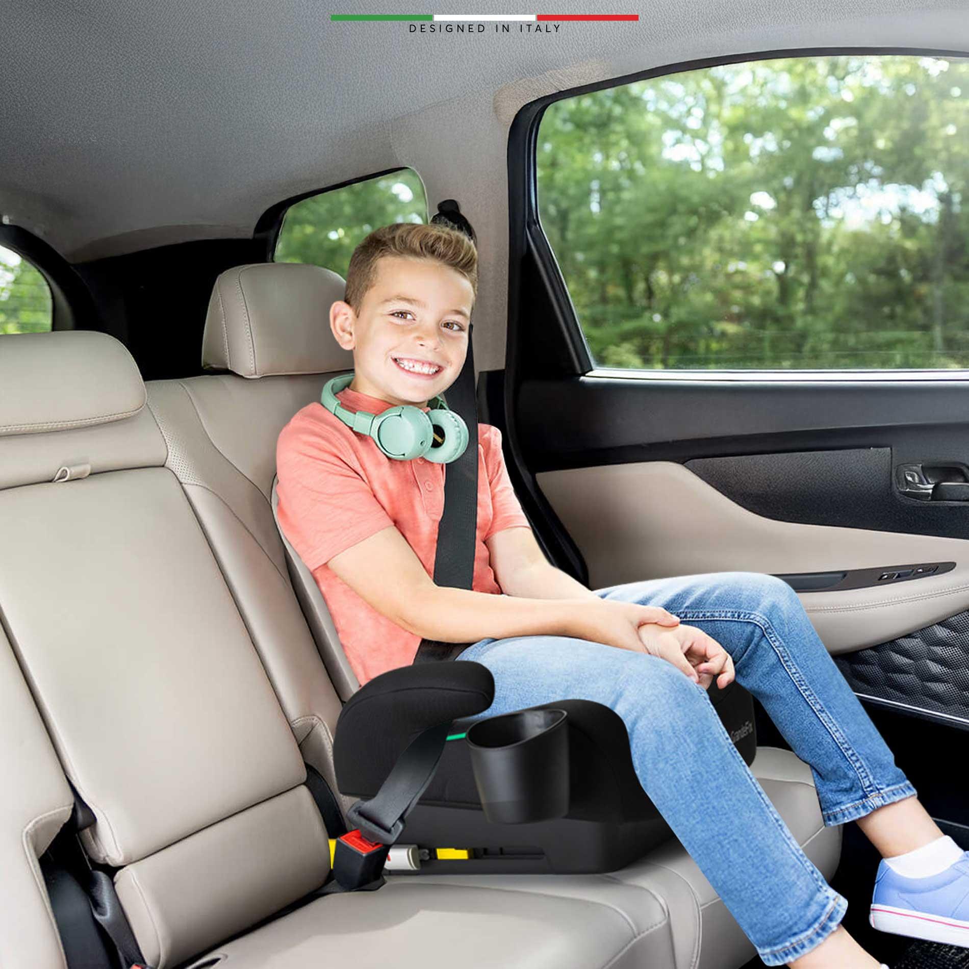 Elele GrandeFix I-Size Yükseltici Oto Koltuğu İsoFix 125-150 CM 15-36 KG Siyah