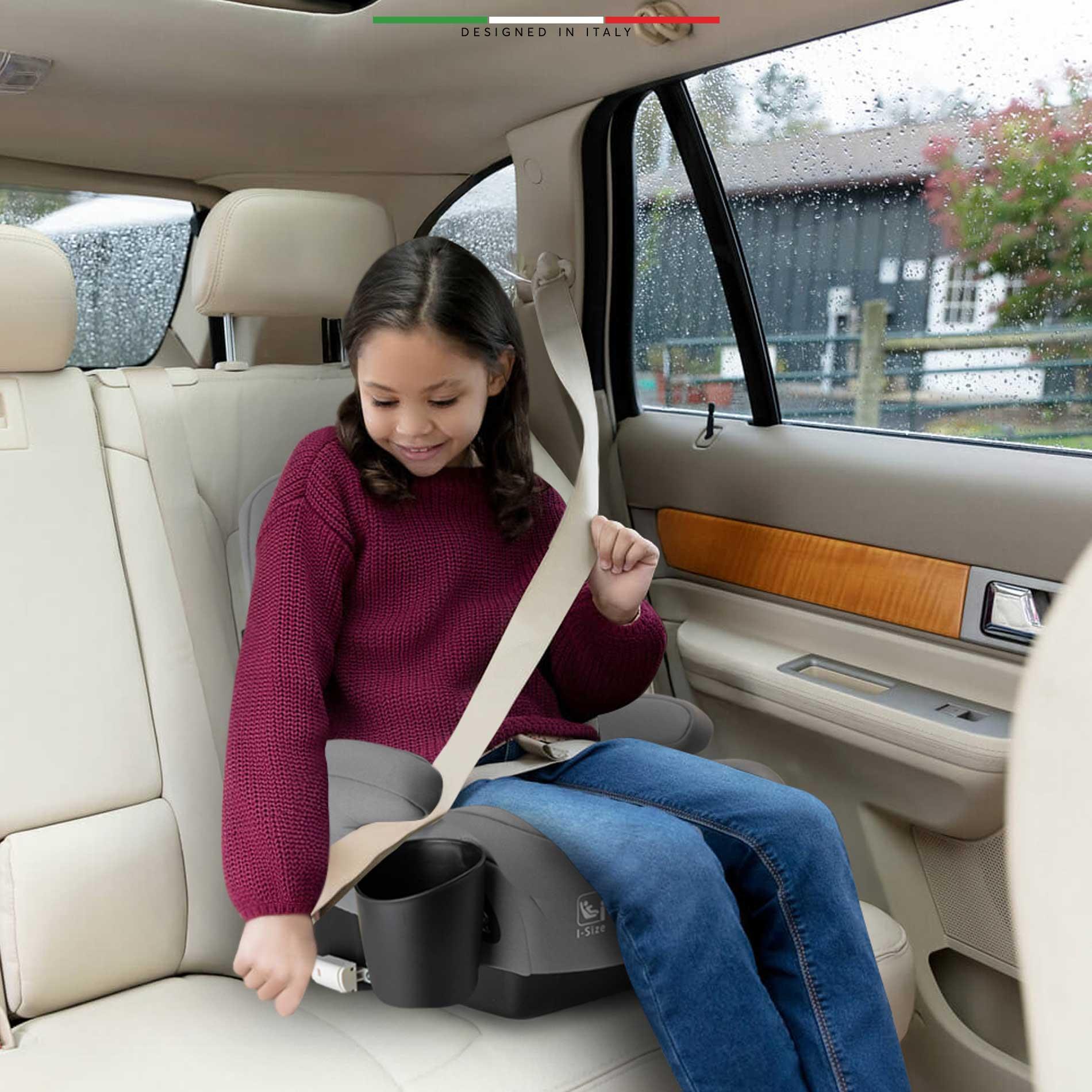 Elele GrandeFix I-Size Yükseltici Oto Koltuğu İsoFix 125-150 CM 15-36 KG Gri