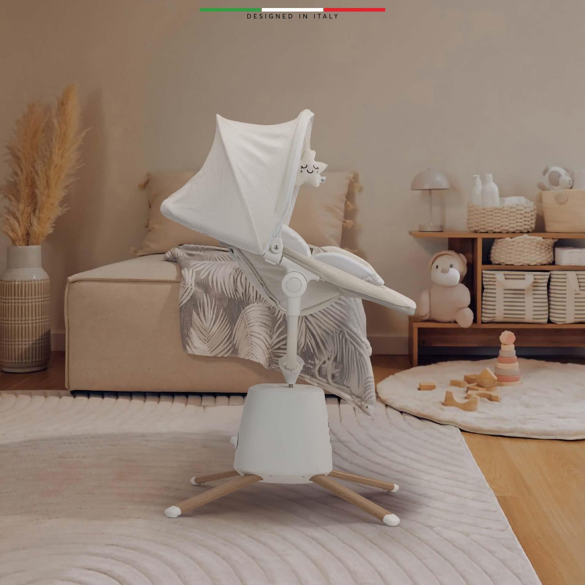 Elele Mio Elektrikli Otomatik Sallanan Ana Kucağı Kademeli Gri