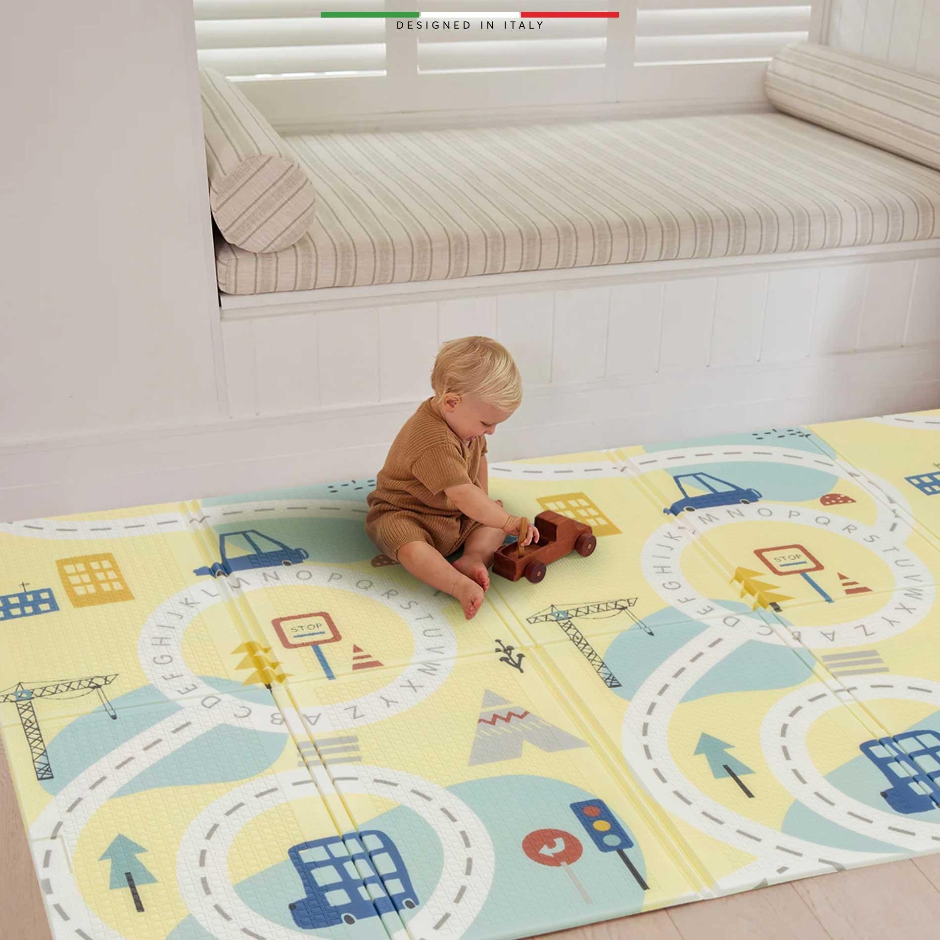 Elele Monti Road Katlanabilir Oyun Matı Oyun Halısı 150x200x1 Cm XFD113 Monti Road