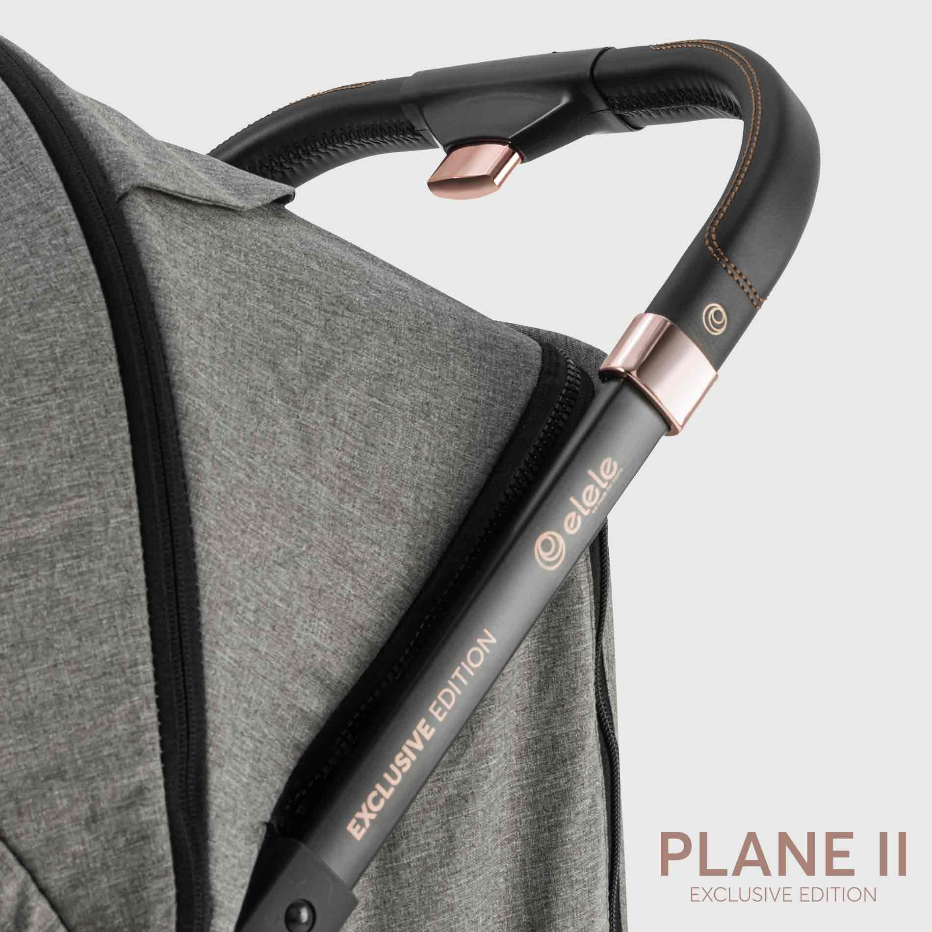 Elele Plane 2 Kabin Tipi Bebek Arabası Rose Kahverengi