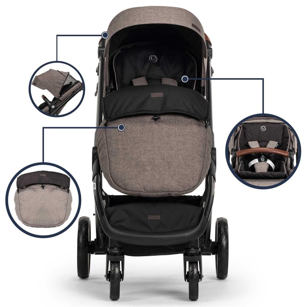 Elele Ranger 2 Travel Sistem Bebek Arabası Siyah
