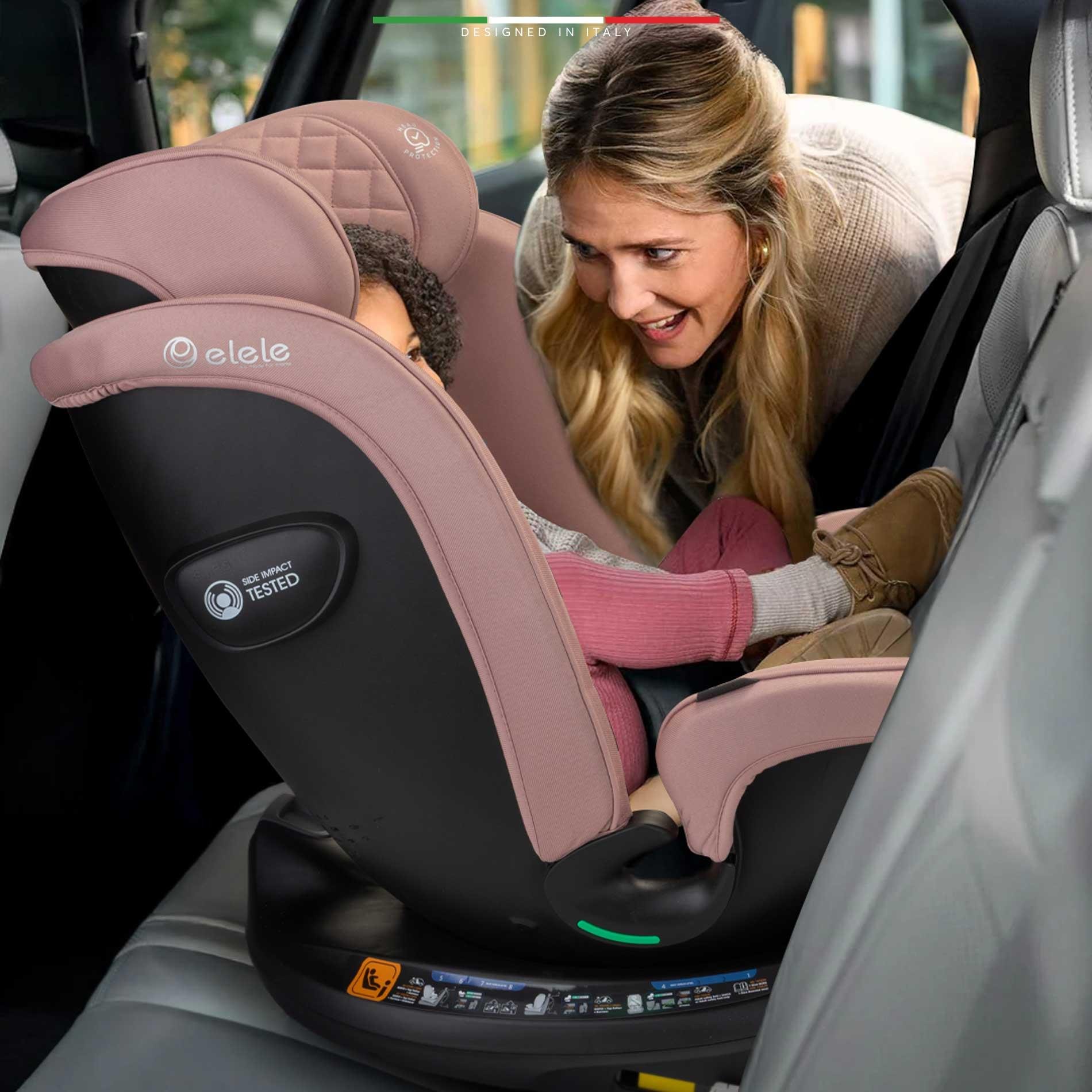 Elele RitornoFix 360° Dönen I-Size Oto Koltuğu İsoFix 40-150 CM 0-36 KG Bej