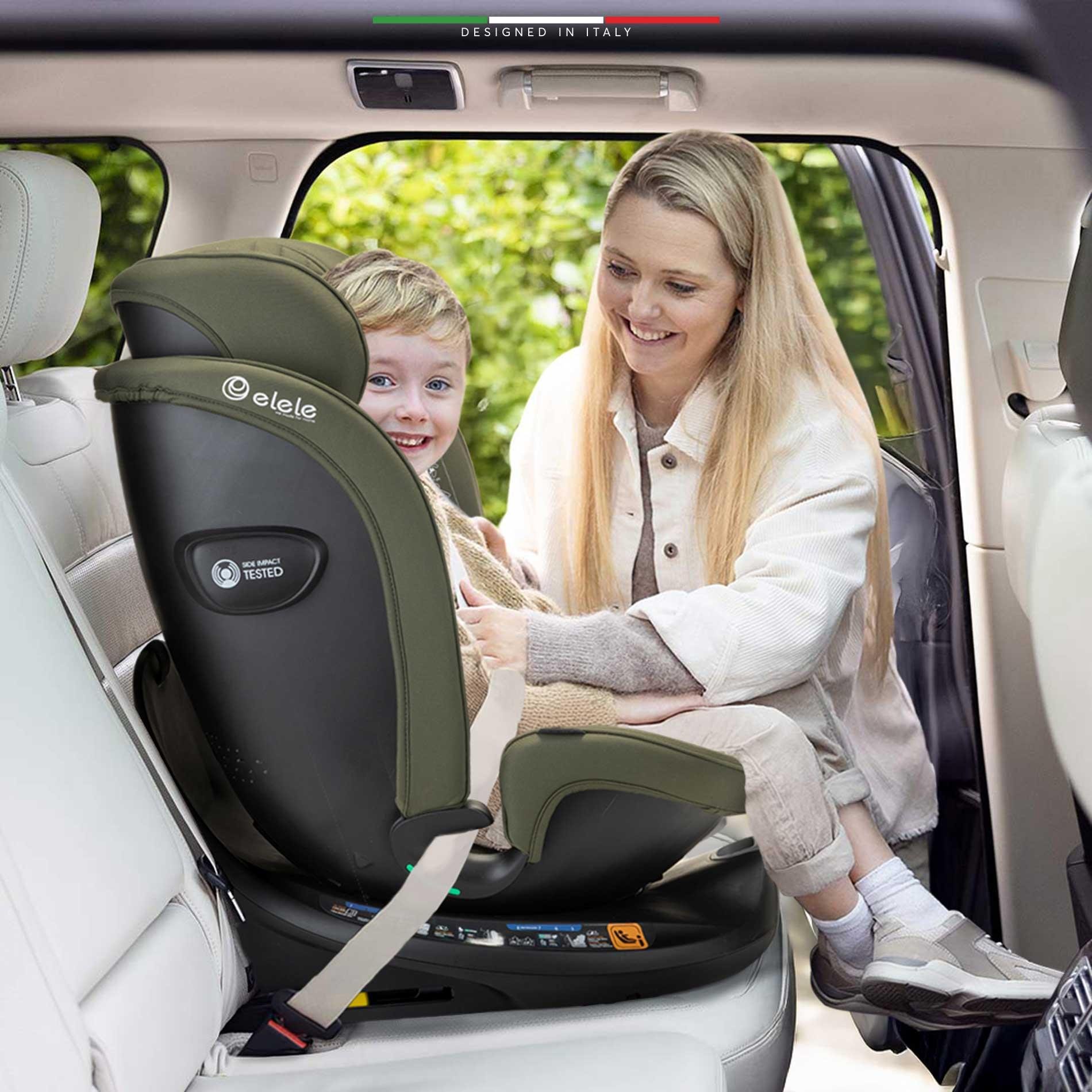 Elele RitornoFix 360° Dönen I-Size Oto Koltuğu İsoFix 40-150 CM 0-36 KG Bej
