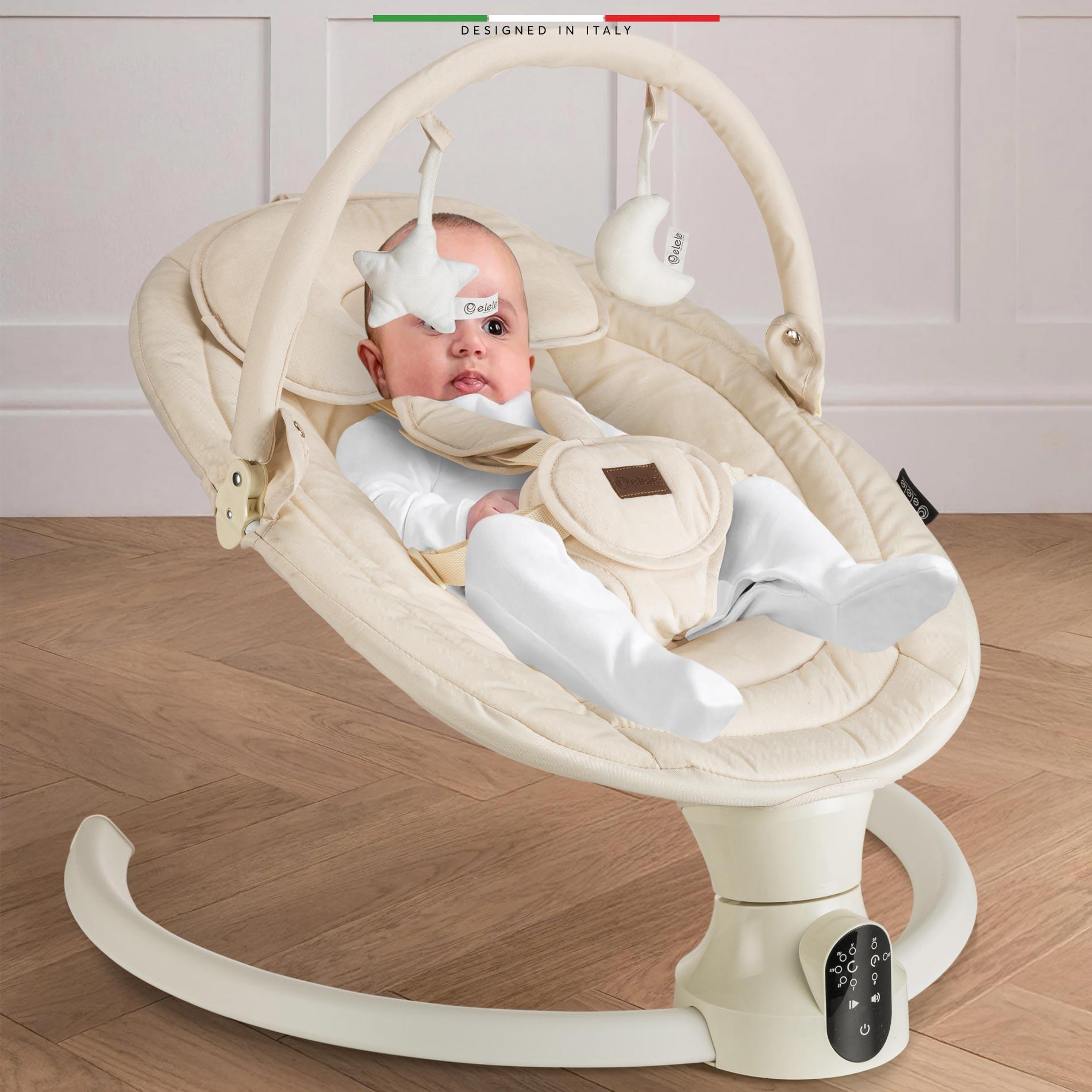 Elele Sette Elektrikli Otomatik Sallanan Ana Kucağı Bej