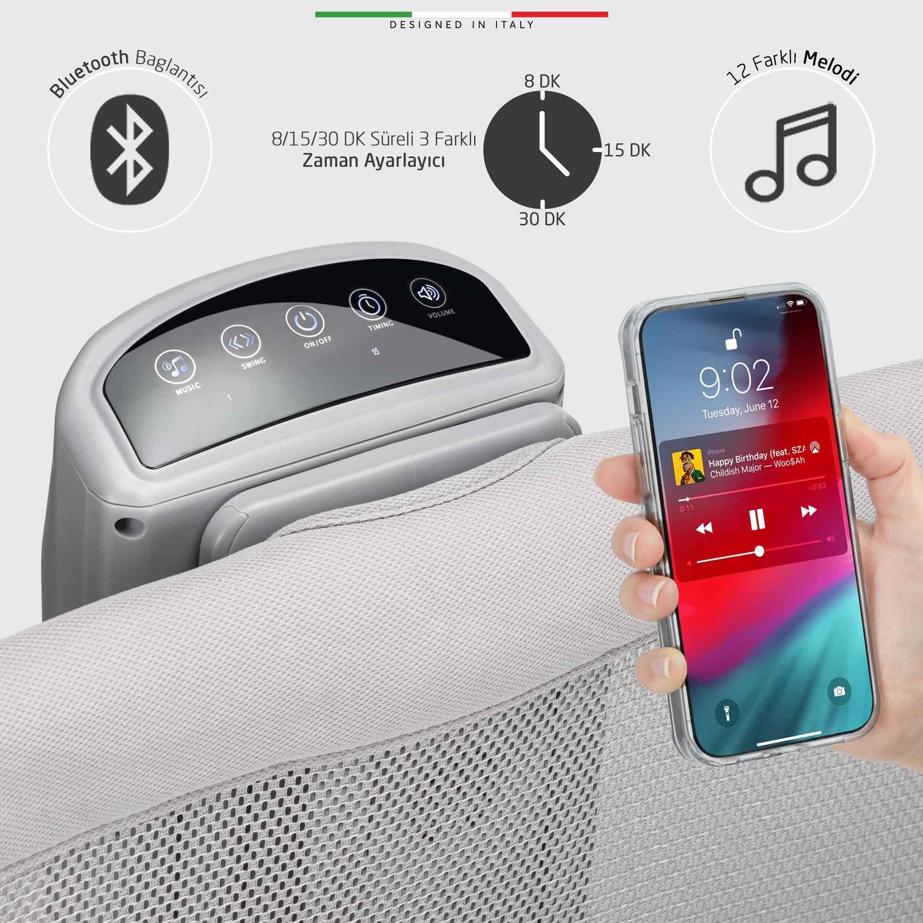 Elele Sonno 3in1 Elektrikli Otomatik Sallanan Anne Yanı Beşik Park Yatak Kademeli Bej