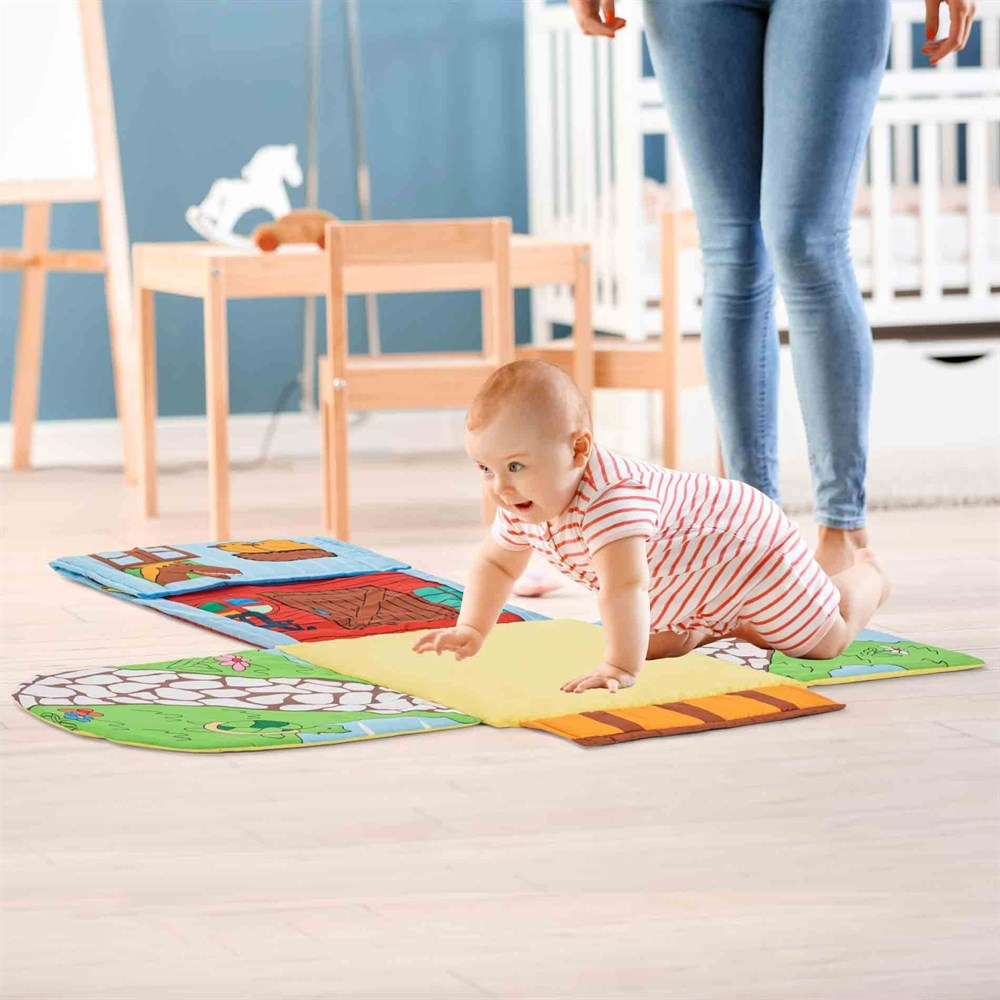 Elele Toys Casa Ev Tipi Bebek Oyun Halısı ve Oyun Çadırı MİX