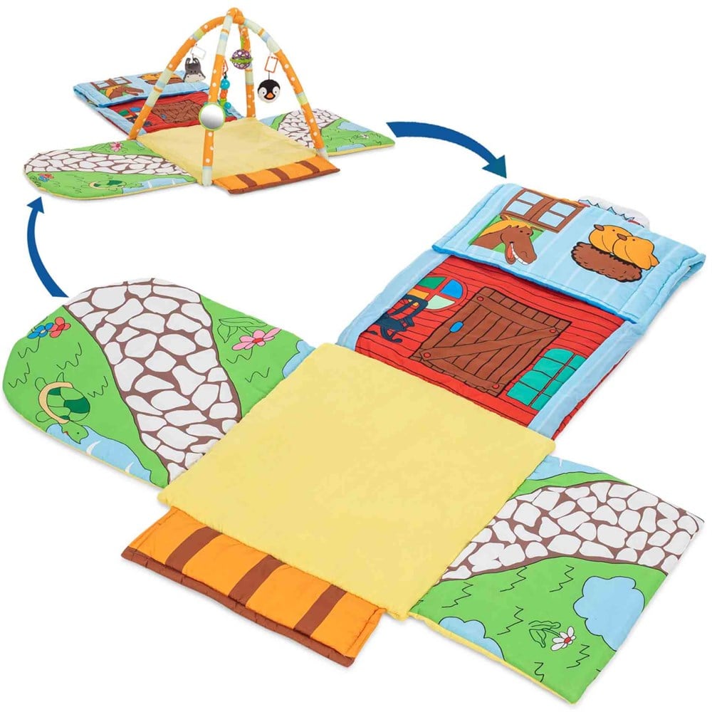 Elele Toys Casa Ev Tipi Bebek Oyun Halısı ve Oyun Çadırı MİX