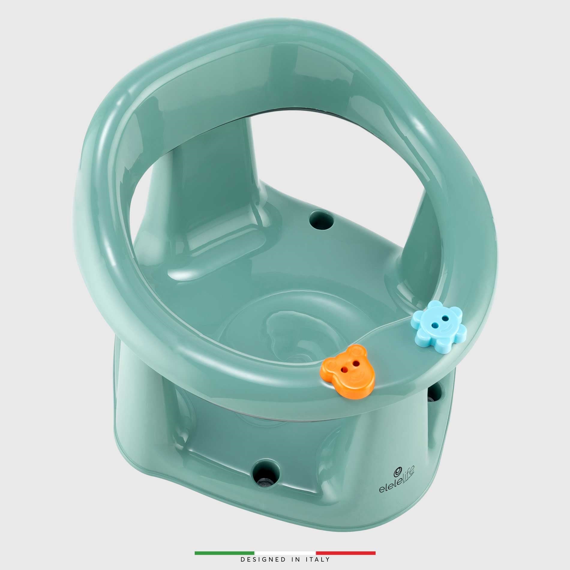 EleleLife 2in1 Vakum Bebek Banyo Oturağı ve Mama Oturağı Yeşil