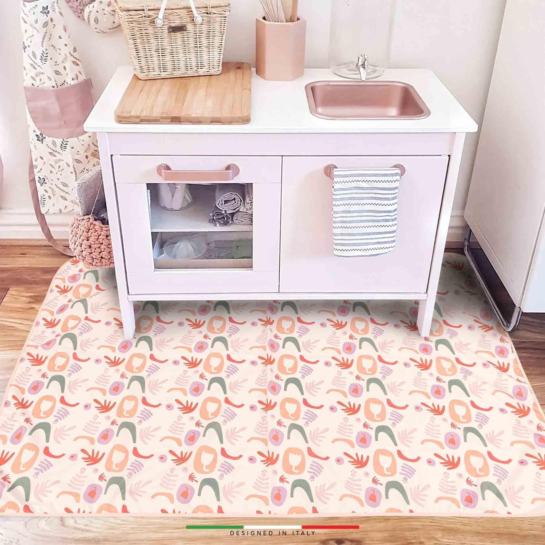 EleleLife Aktivite ve Mama Sandalyesi Örtüsü Sıvı Geçirmez Leke Tutmaz 150x180 Animals