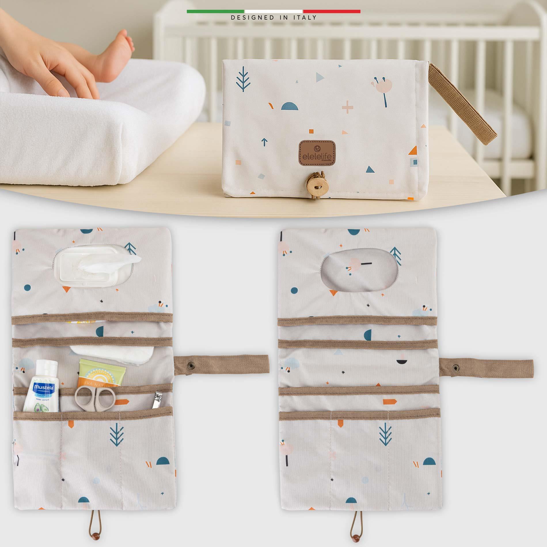 EleleLife Bebek Bakım Organizer Çantası Marla Bej
