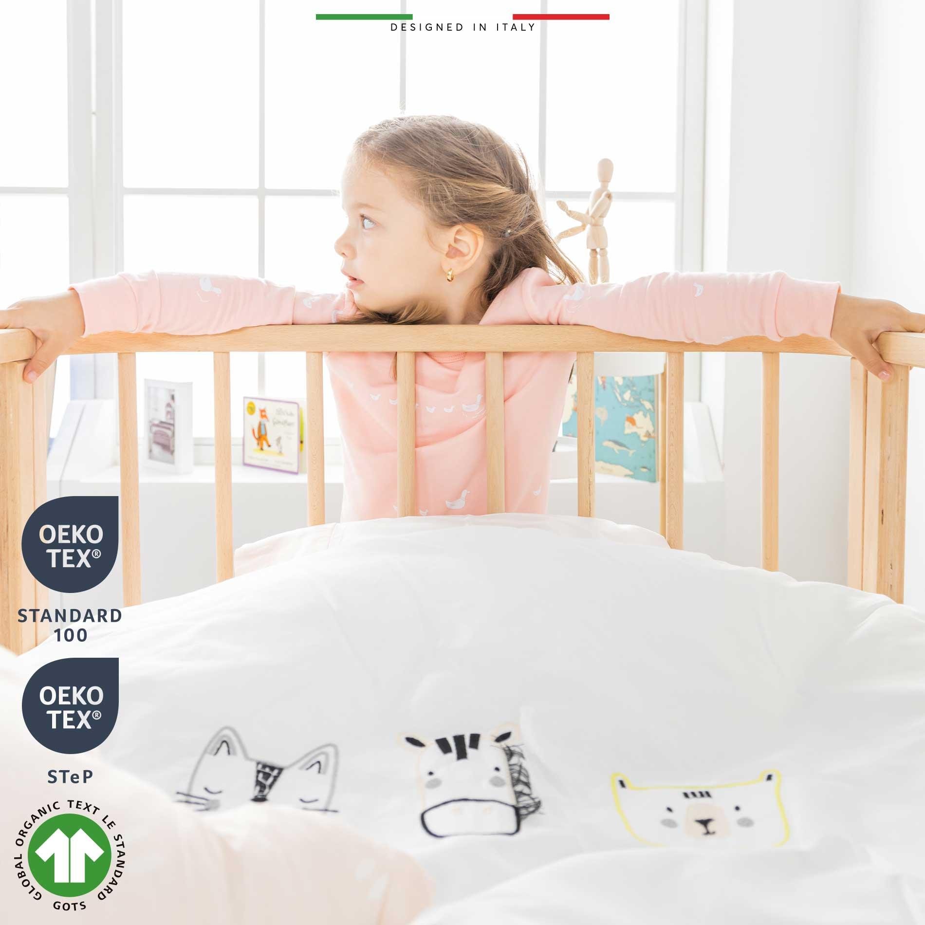 EleleLife Bebek Çocuk Pijama Takımı 1 Tog Pudra Pato