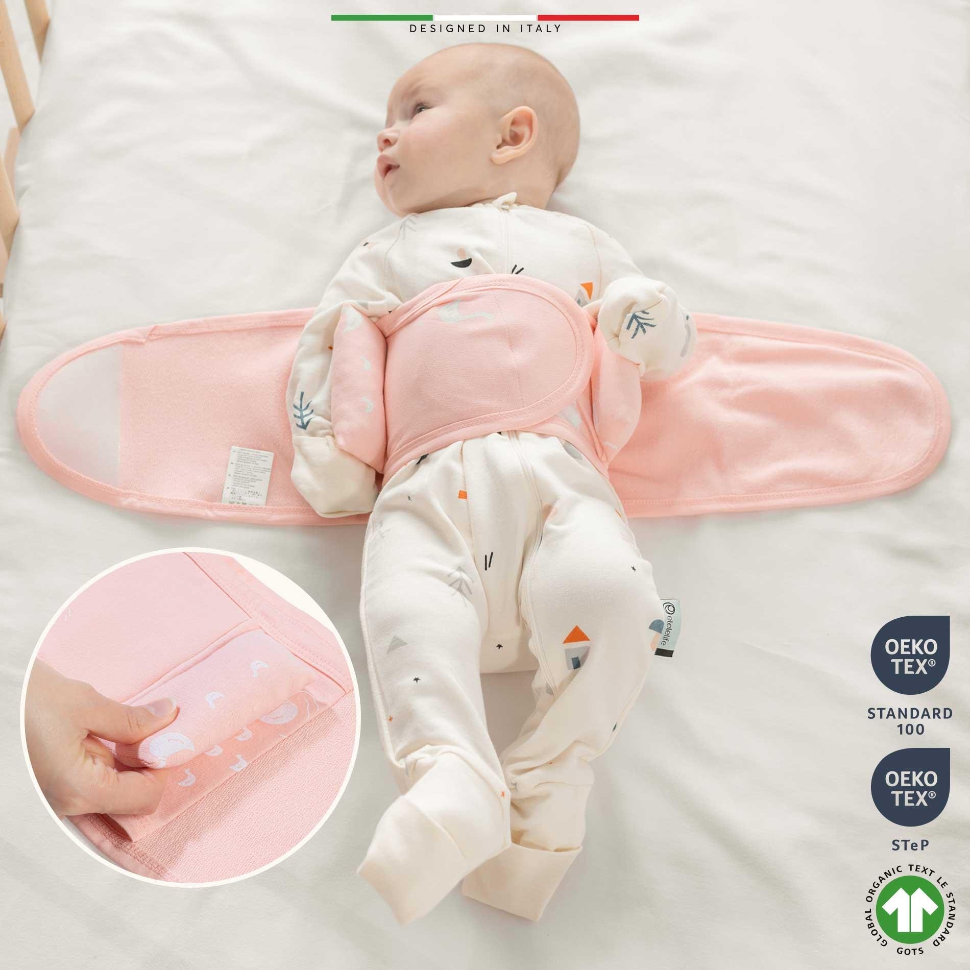 EleleLife Bebek Kundak Kemer Yenidoğan Pudra Flor