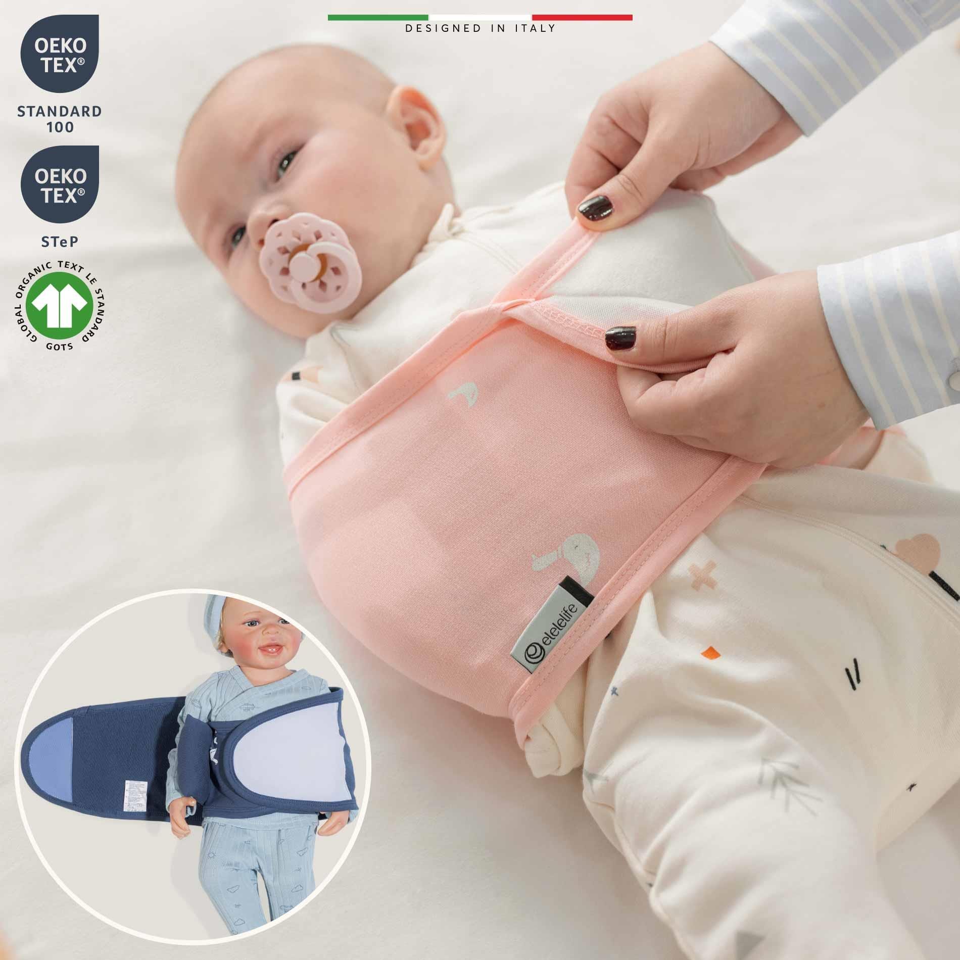 EleleLife Bebek Kundak Kemer Yenidoğan Pudra Flor