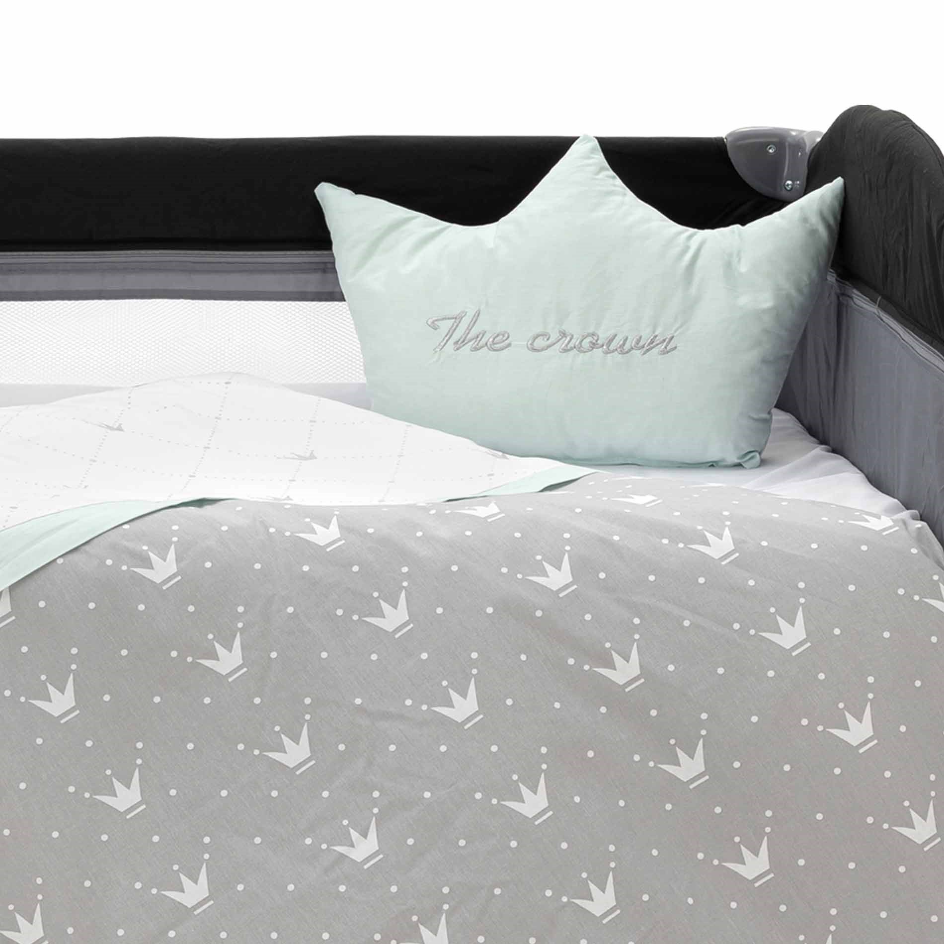 EleleLife Letto 6 Parça Park Yatak Bebek Uyku Seti Mint