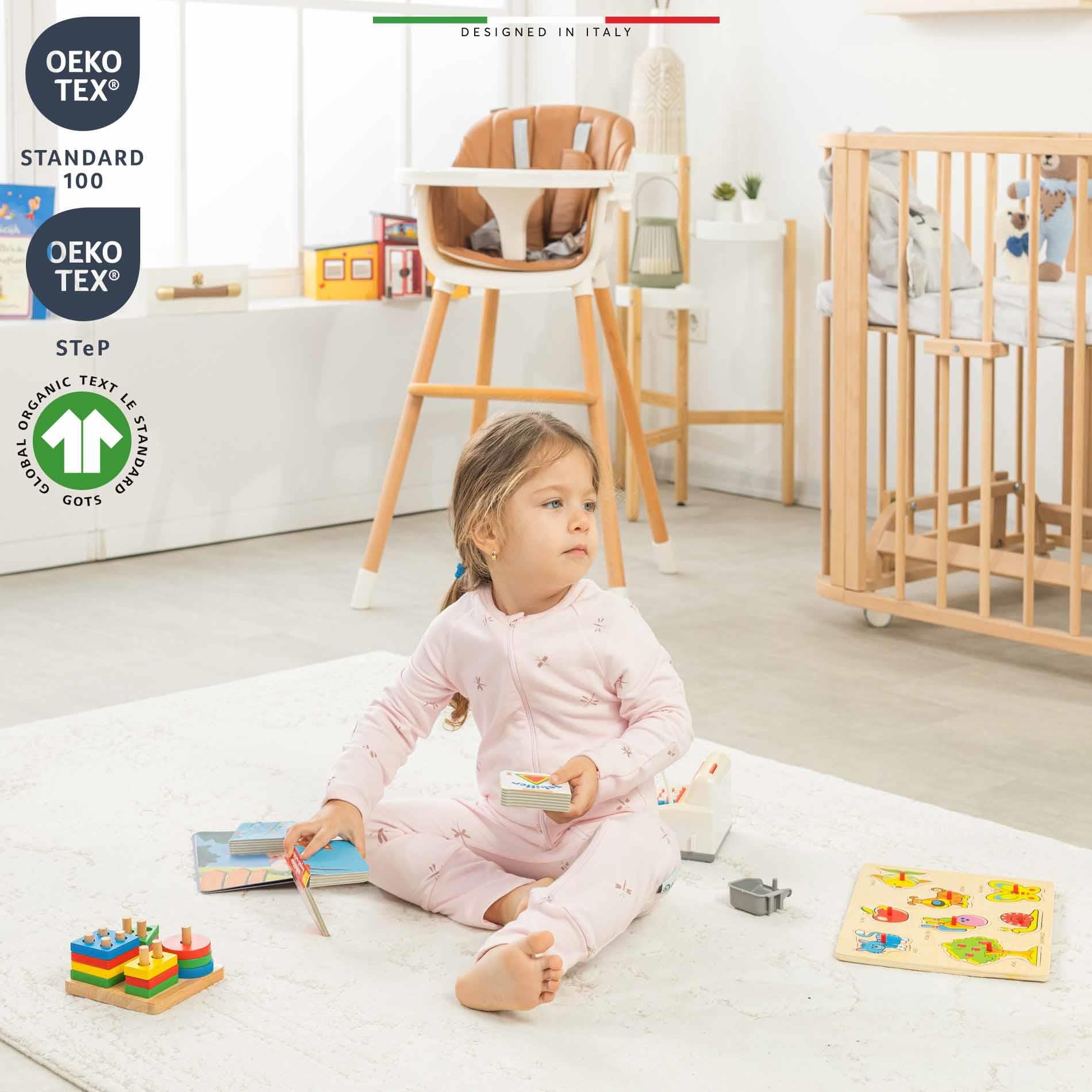 EleleLife Mevsimlik Çoçuk/Bebek Uyku Tulumu 1 Tog Pembe Sanno