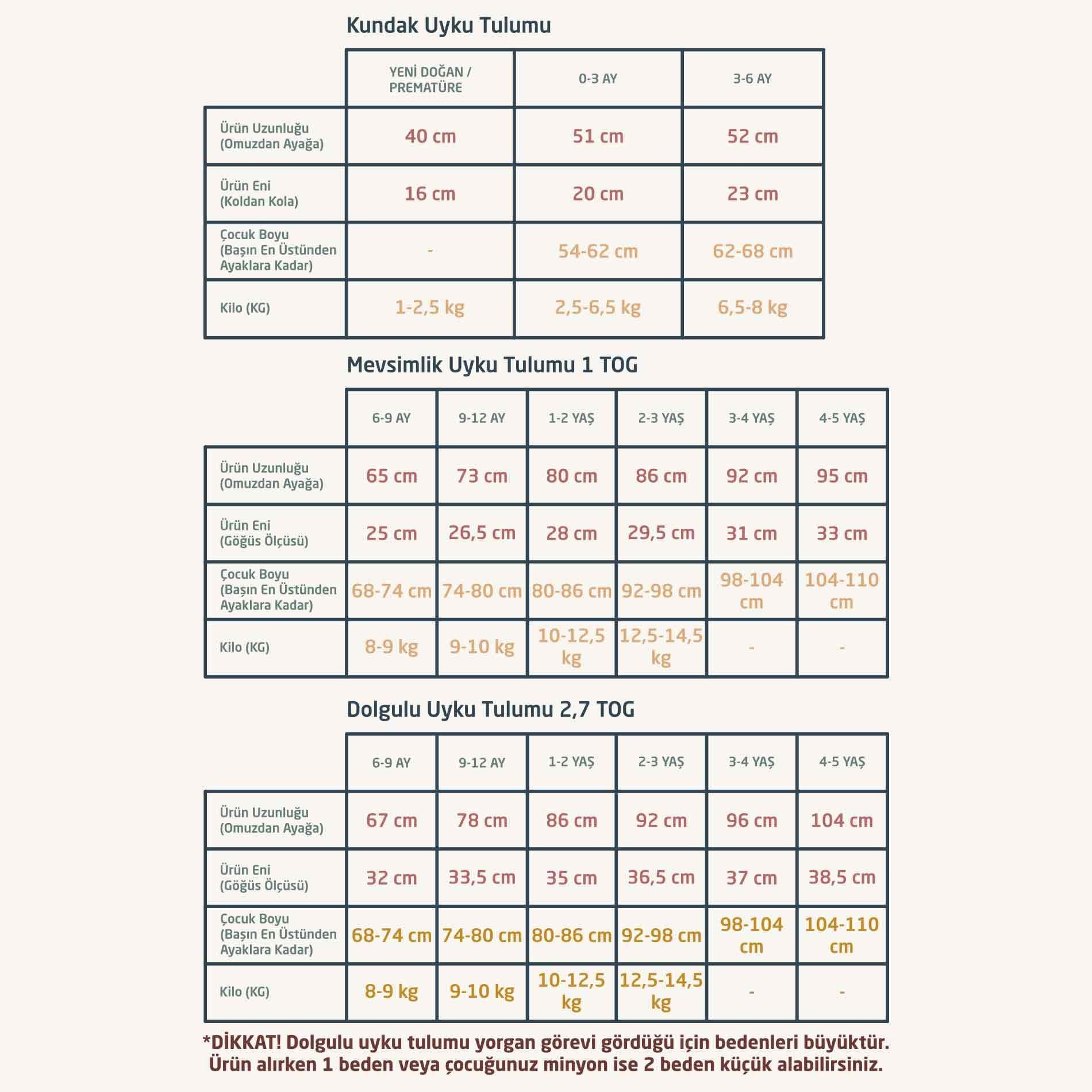 EleleLife Mevsimlik Çoçuk/Bebek Uyku Tulumu 1 Tog Gri Pato