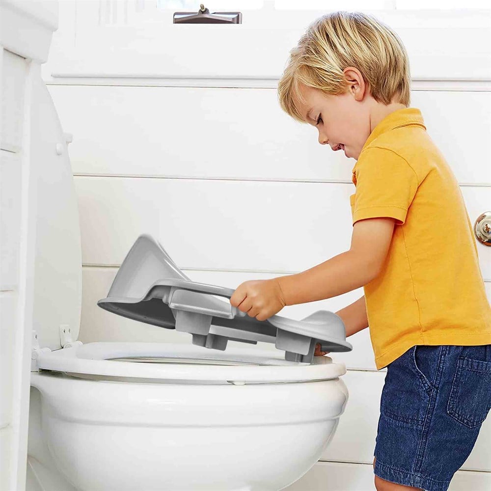 EleleLife Taşınabilir Portatif Bebek ve Çocuk Klozet Adaptörü Pudra