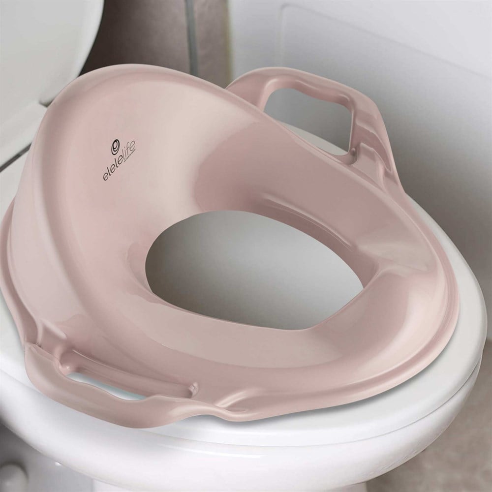 EleleLife Taşınabilir Portatif Bebek ve Çocuk Klozet Adaptörü Pudra