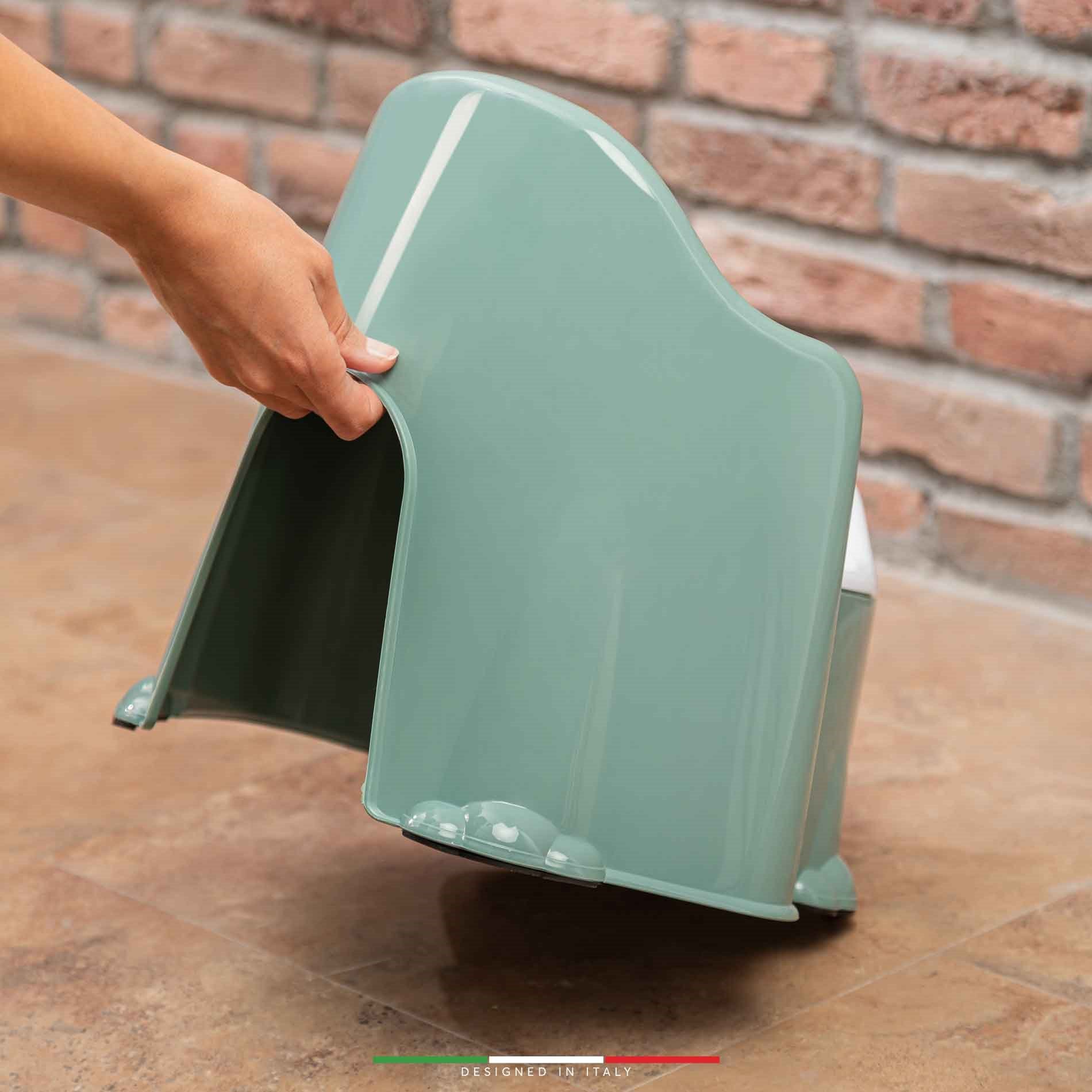 EleleLife Tuvalet Eğitimi için Taşınabilir Bebek Lazımlık Yeşil