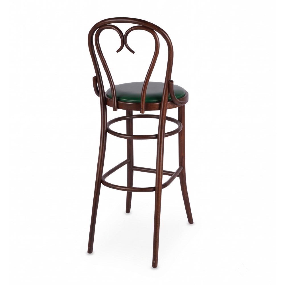 Kastra Miny Minderli Ahşap Thonet Bar Sandalyesi 