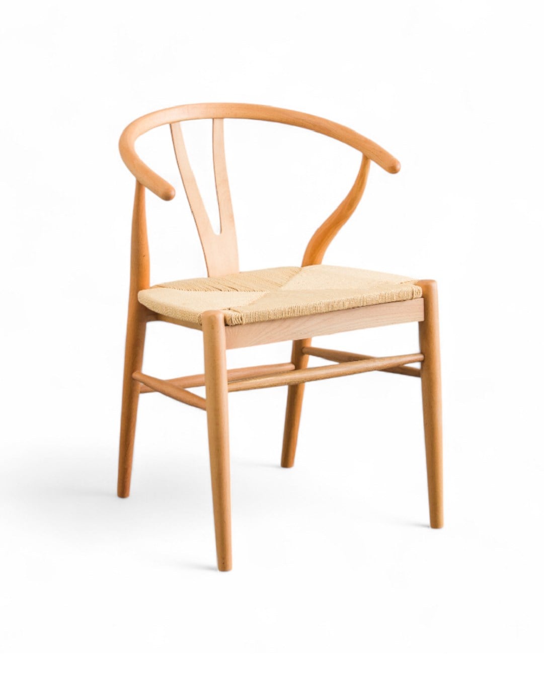 Kastra Wishbone İp Hasır Sandalye - Naturel 