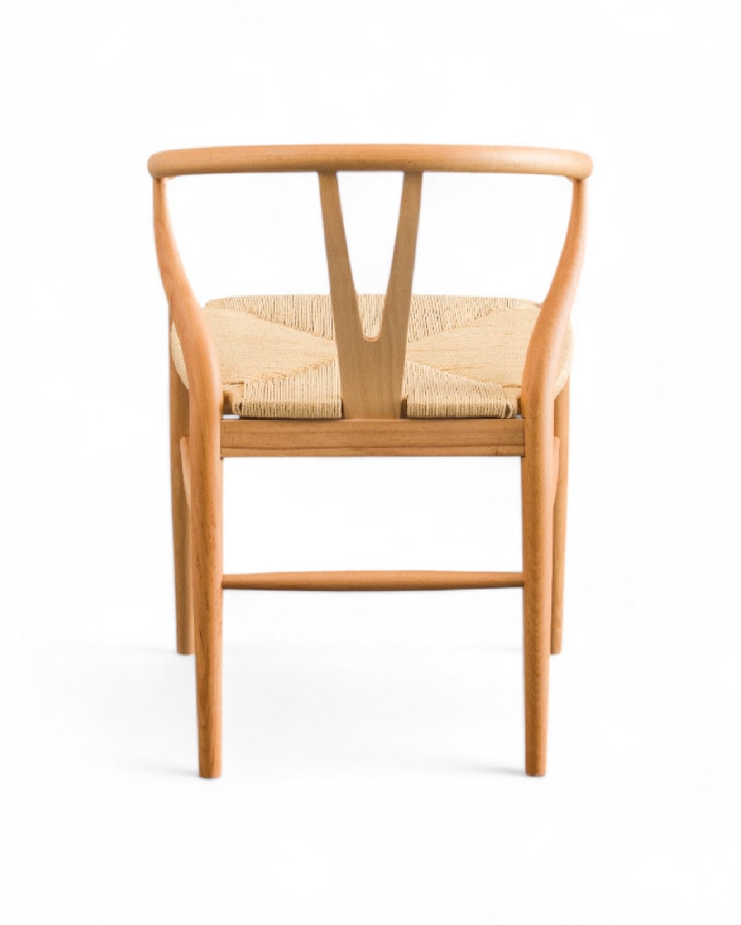 Kastra Wishbone İp Hasır Sandalye - Naturel 