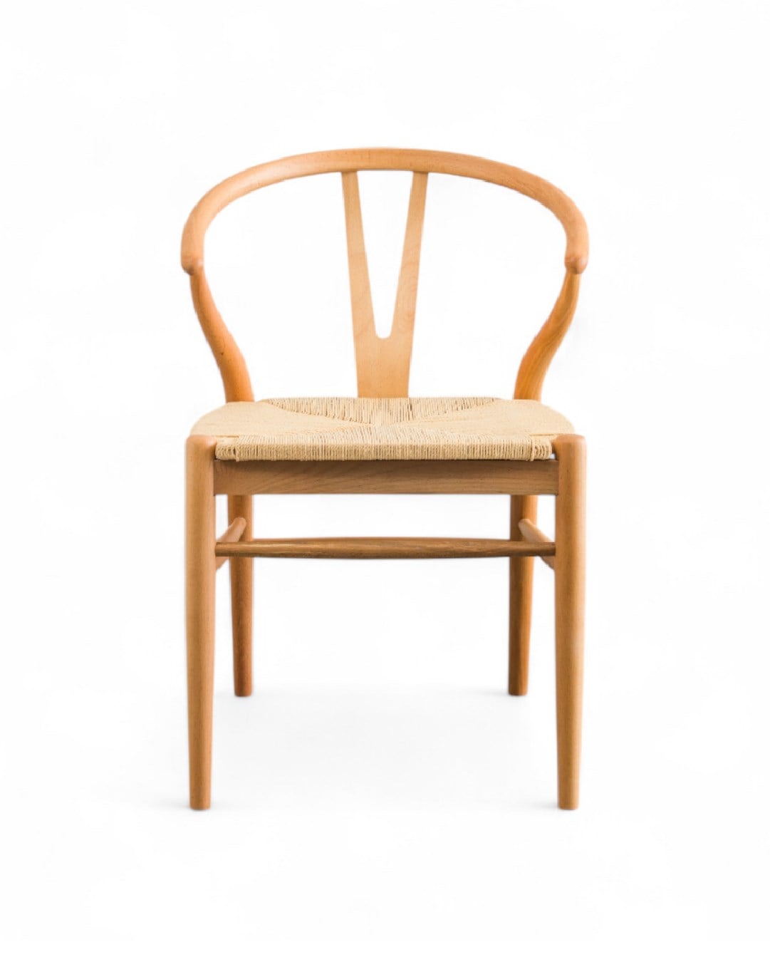 Kastra Wishbone İp Hasır Sandalye - Naturel 