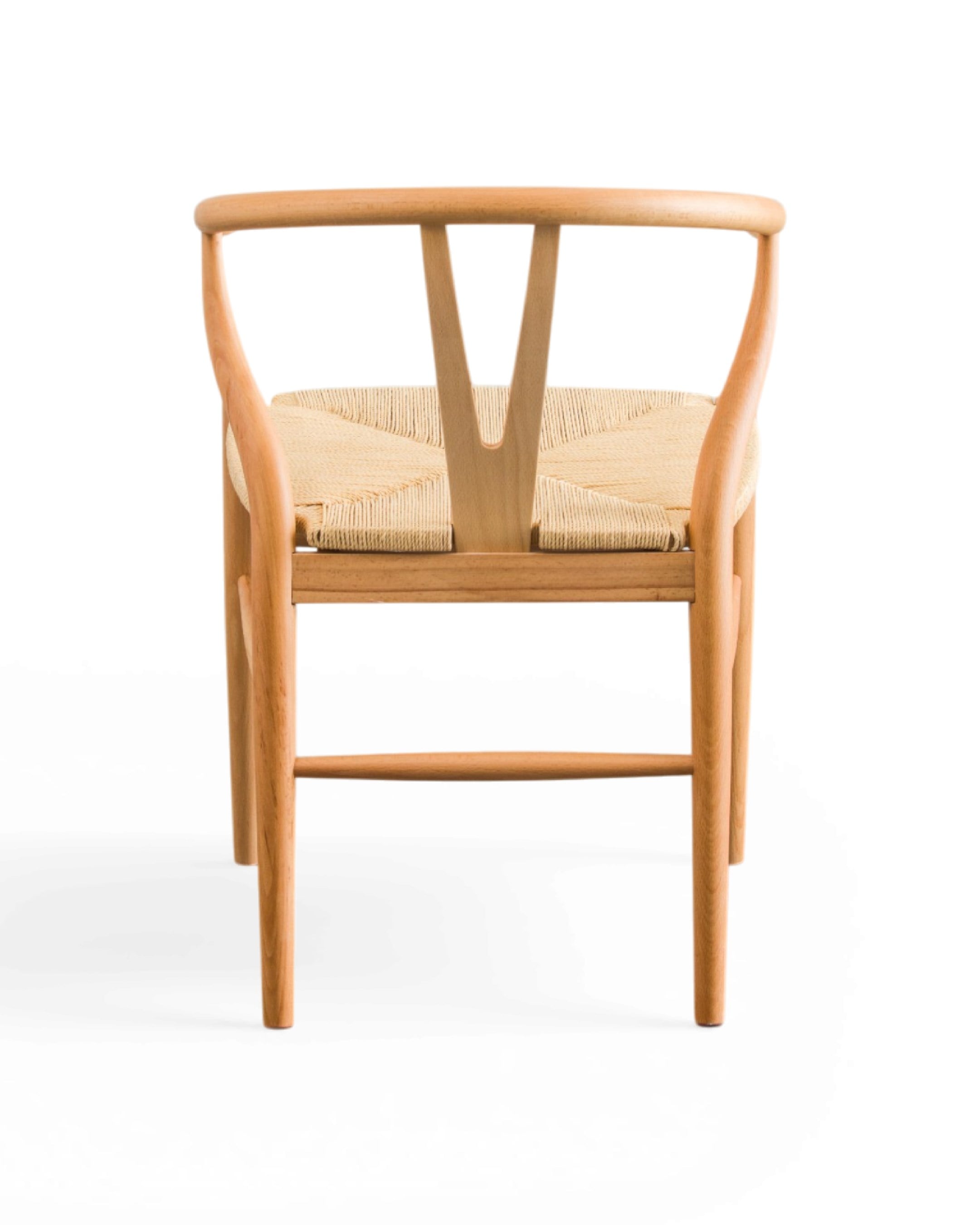 Kastra Wishbone İp Hasır Sandalye - Naturel 