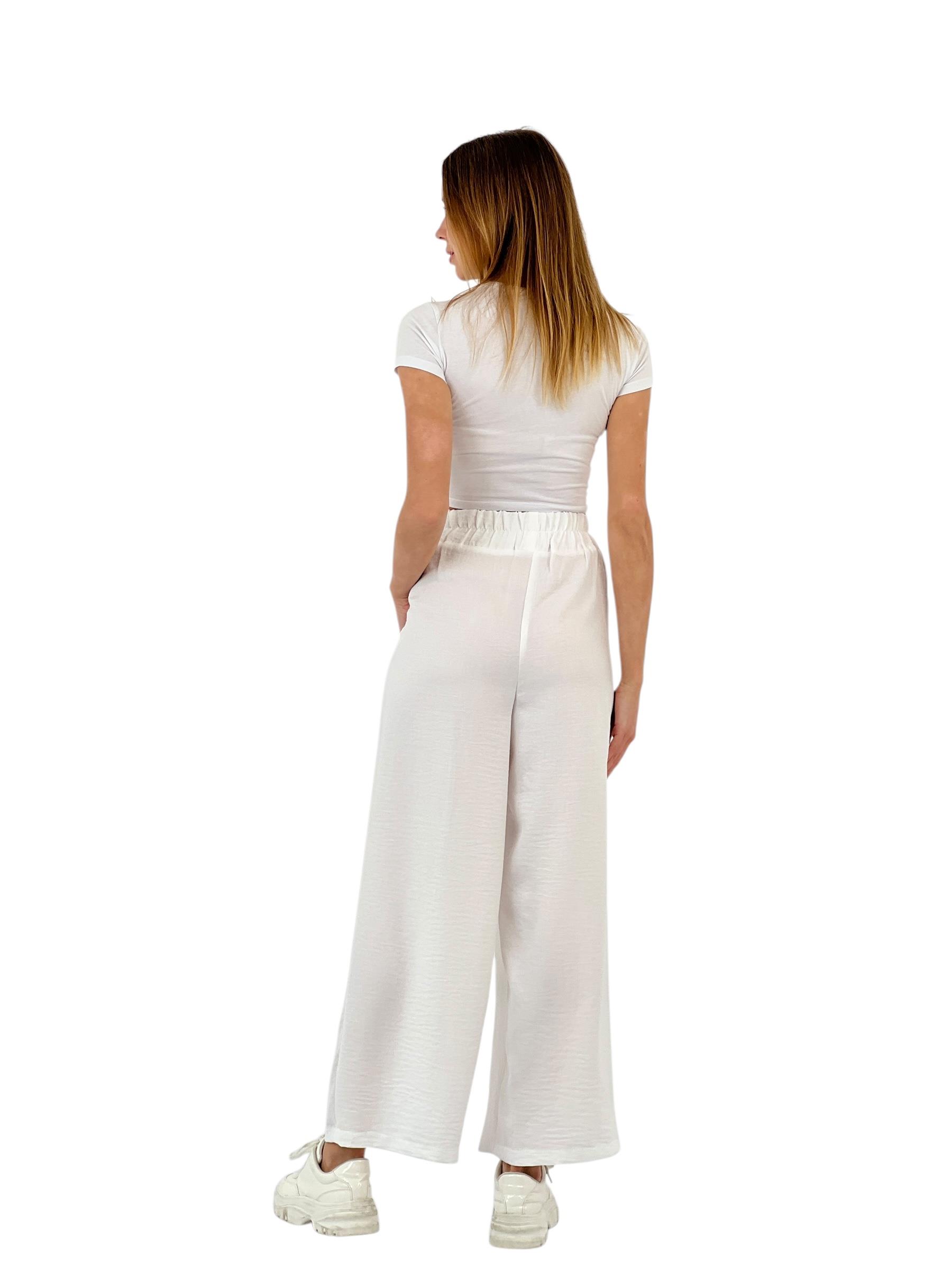 45365DA GENİŞ PAÇA KUŞAKLI PANTOLON-25Y0145365DA
