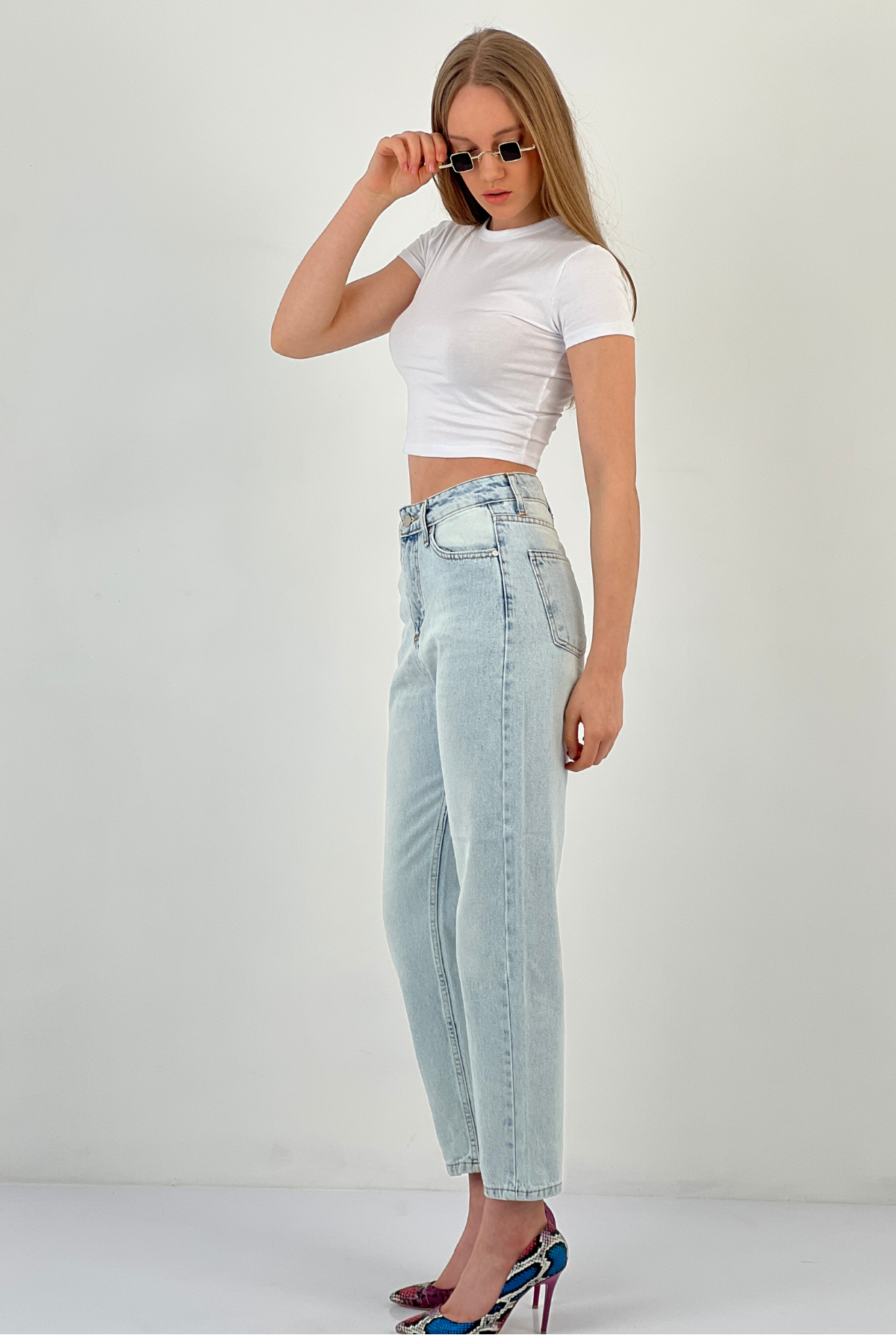 72738 DÜZ DENIM PANT BUZ-24Y0172738B A2