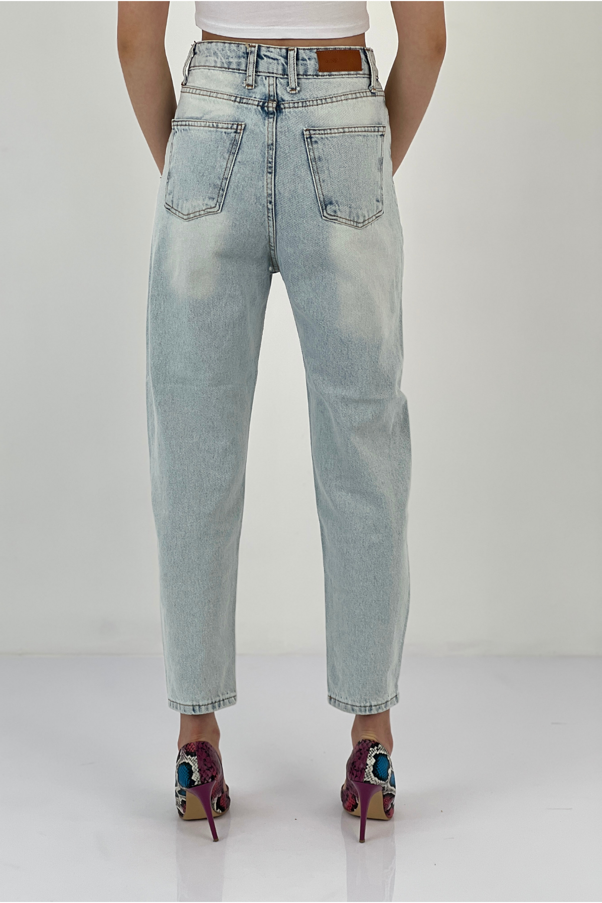 72738 DÜZ DENIM PANT BUZ-24Y0172738B A2