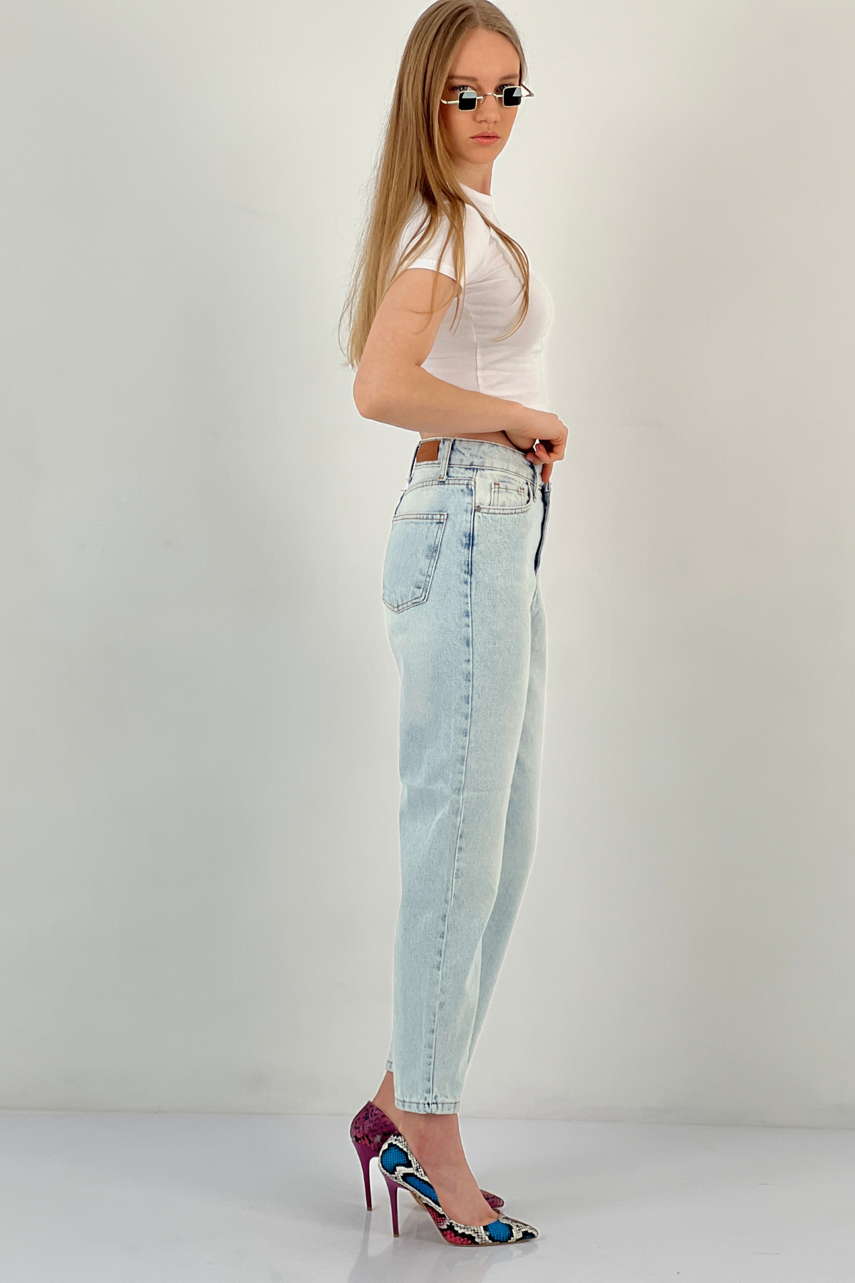 72738 DÜZ DENIM PANT BUZ-24Y0172738B A2