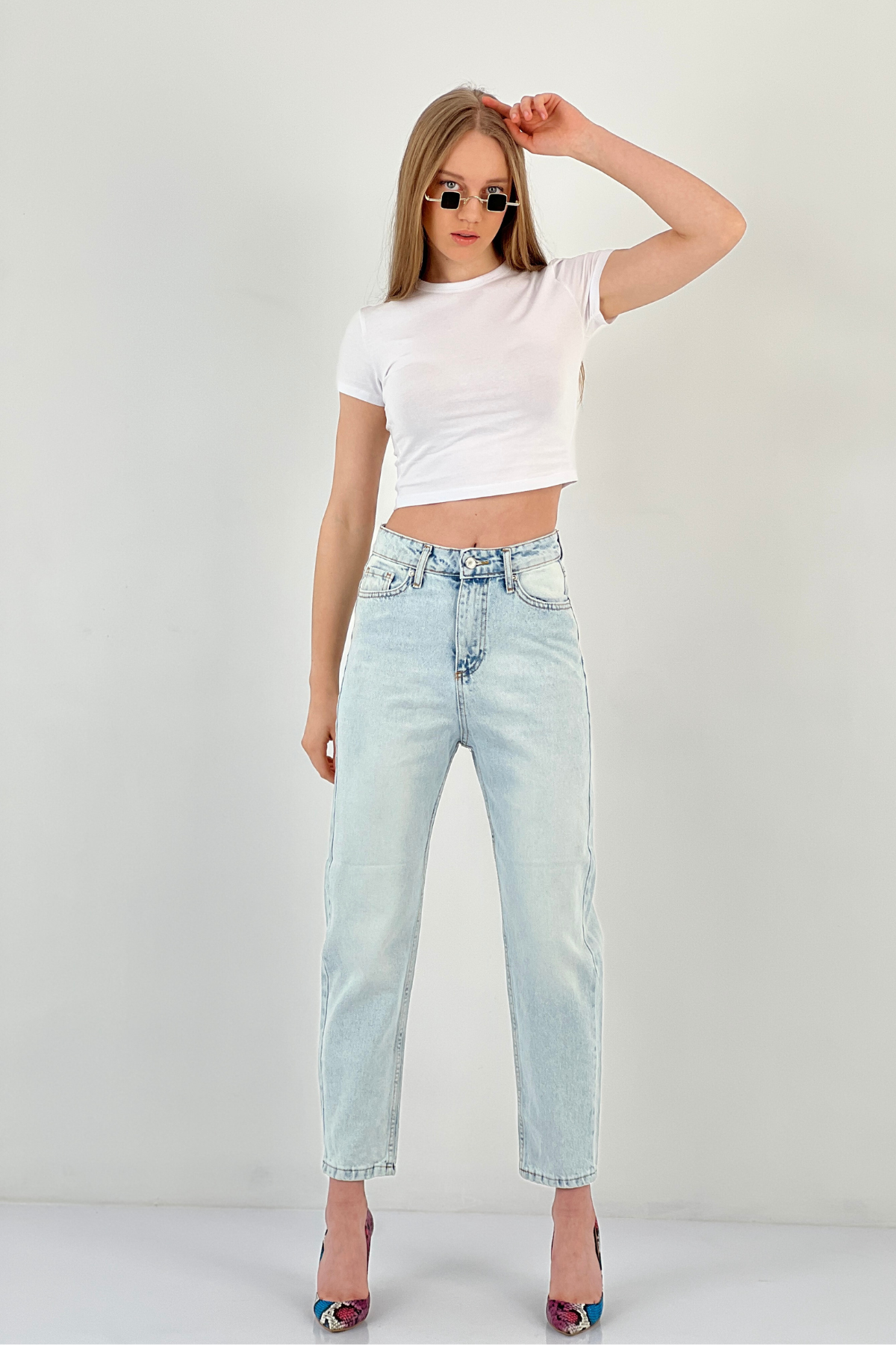 72738 DÜZ DENIM PANT BUZ-24Y0172738B A2