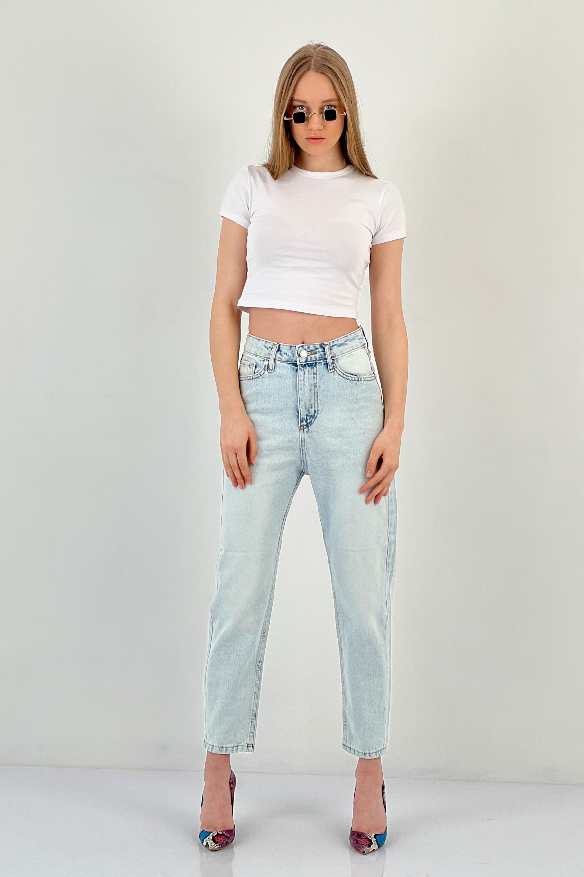 72738 DÜZ DENIM PANT BUZ-24Y0172738B A2