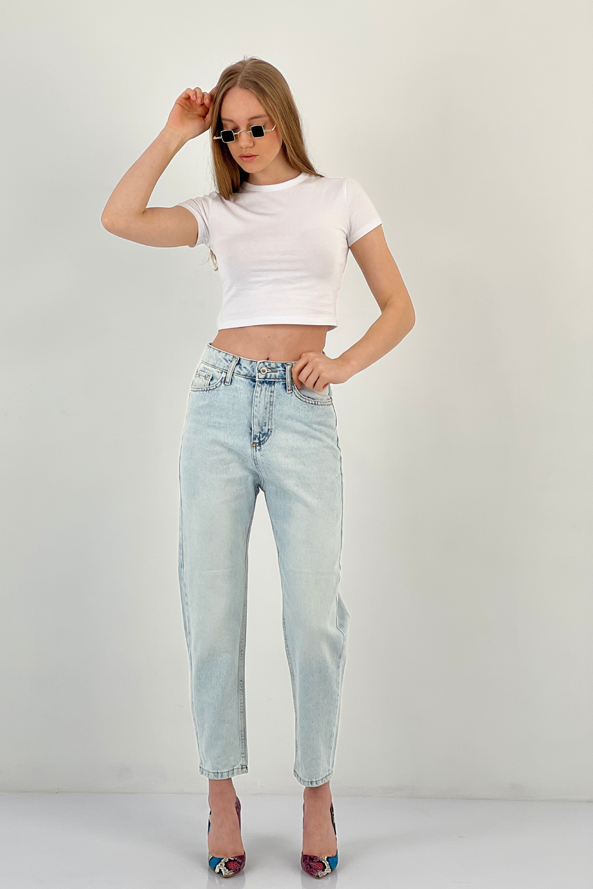 72738 DÜZ DENIM PANT BUZ-24Y0172738B A2