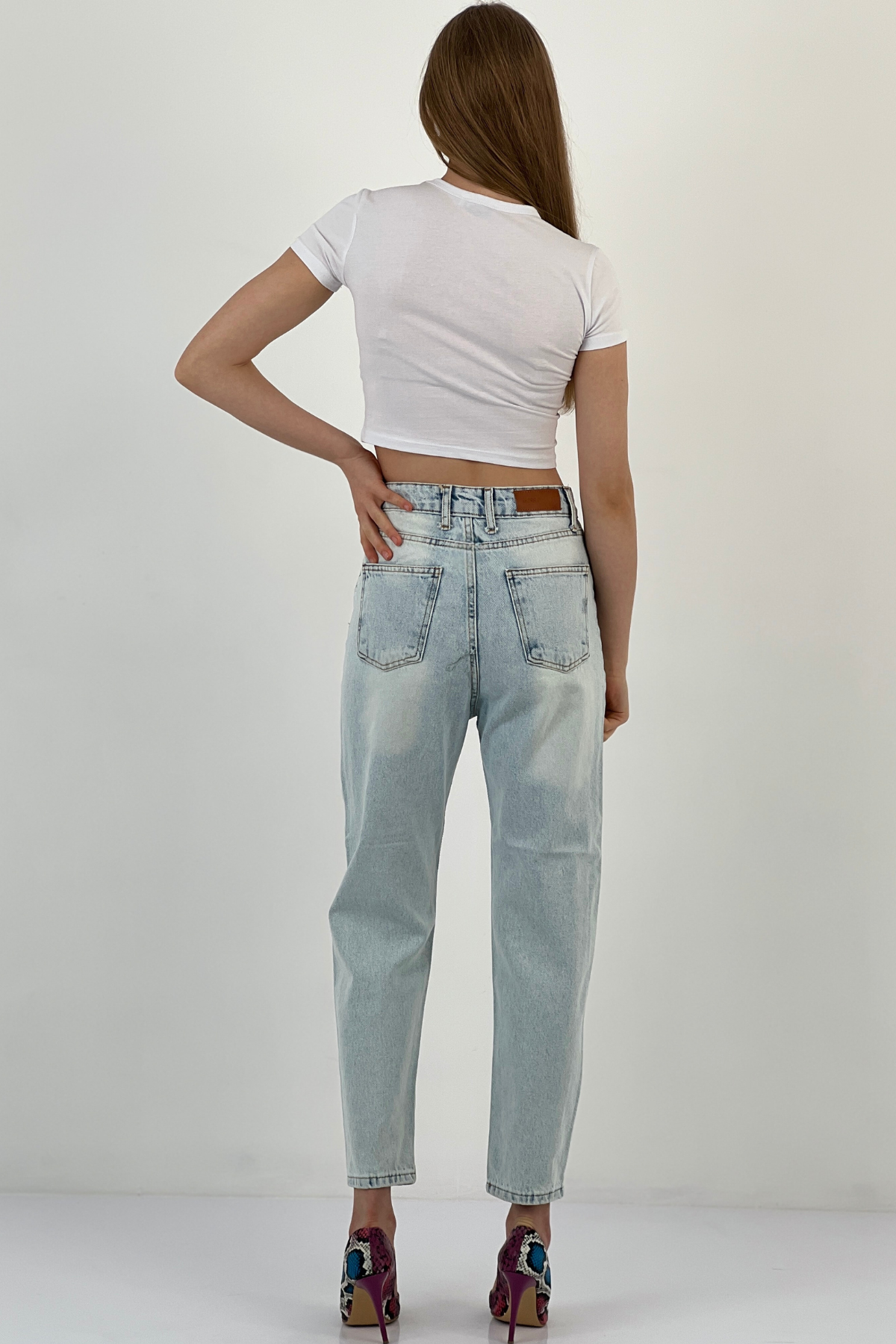 72738 DÜZ DENIM PANT BUZ-24Y0172738B A2